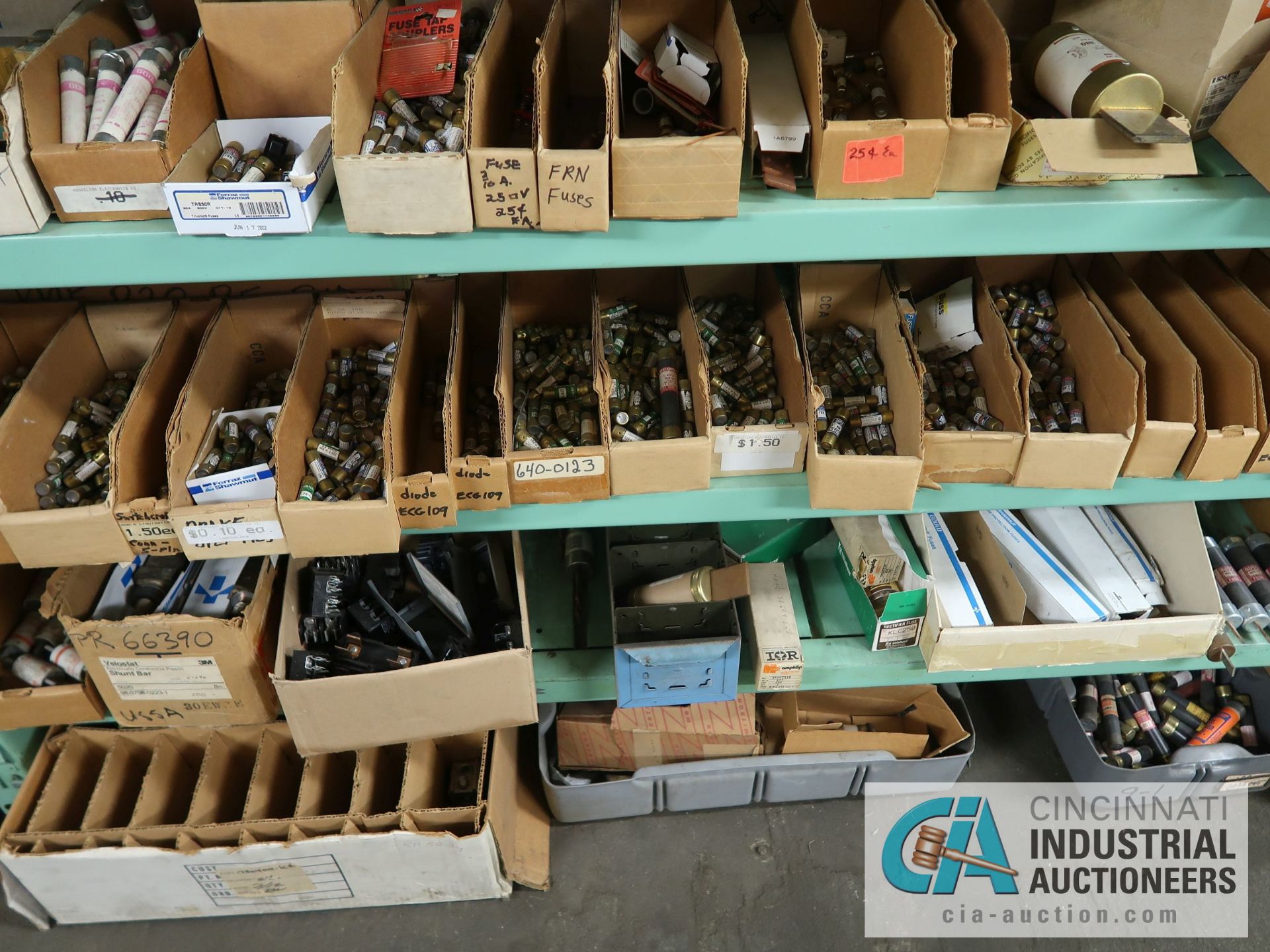 CONTENTS OF (5) RACKS INCLUDING MISCELLANEOUS METER AND FUSES **NO RACKS** - Image 12 of 24