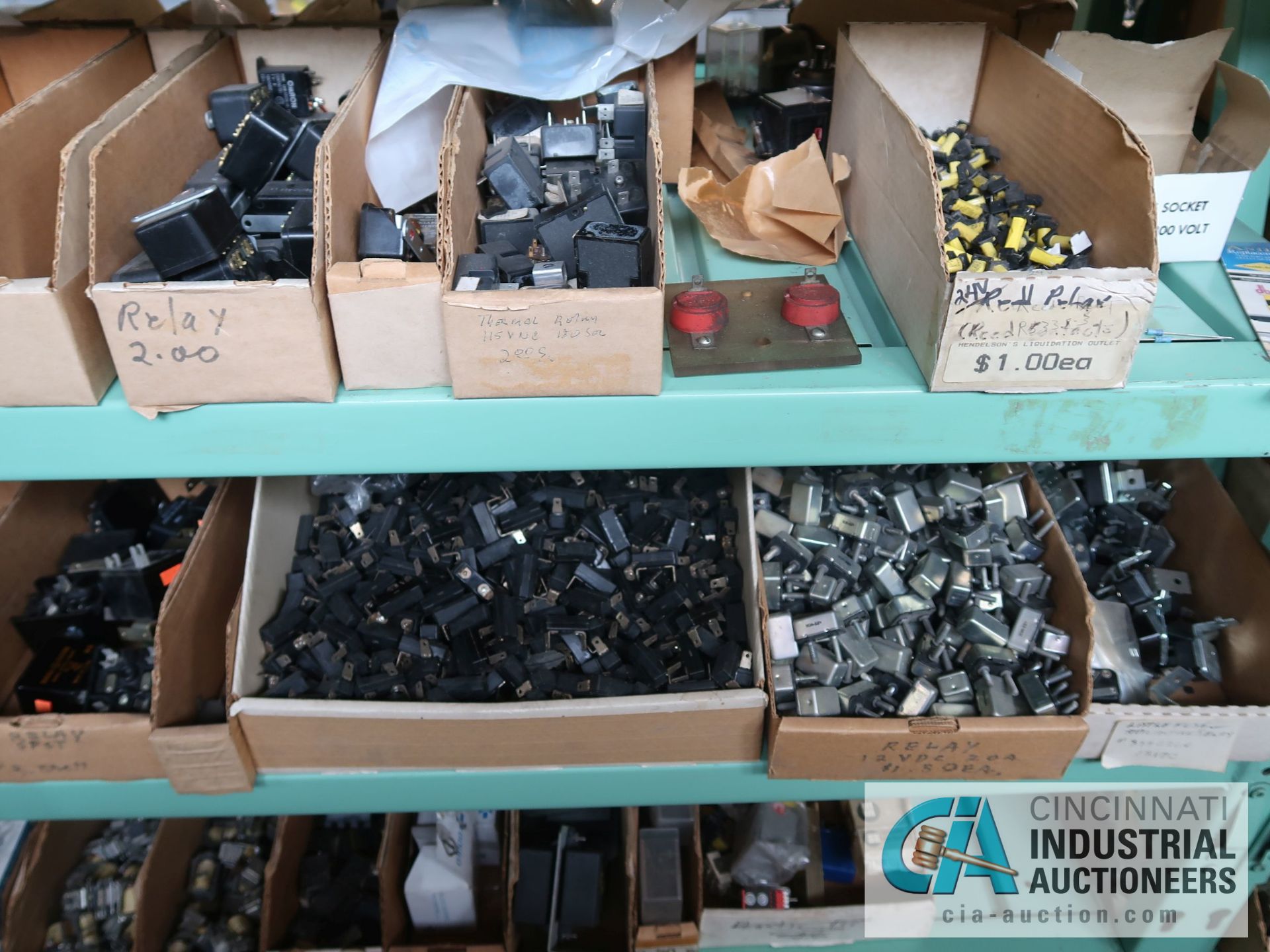 CONTENTS OF (5) RACKS INCLUDING MISCELLANEOUS RELAYS **NO RACKS** - Image 17 of 66