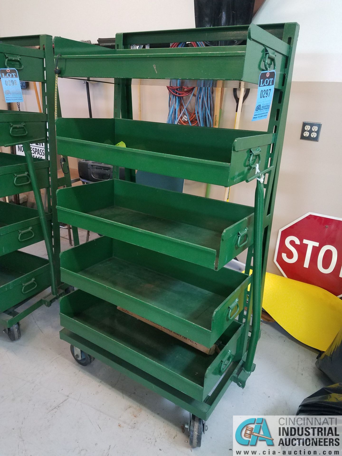 5-DRAWER PORTABLE PARTS STORAGE CART