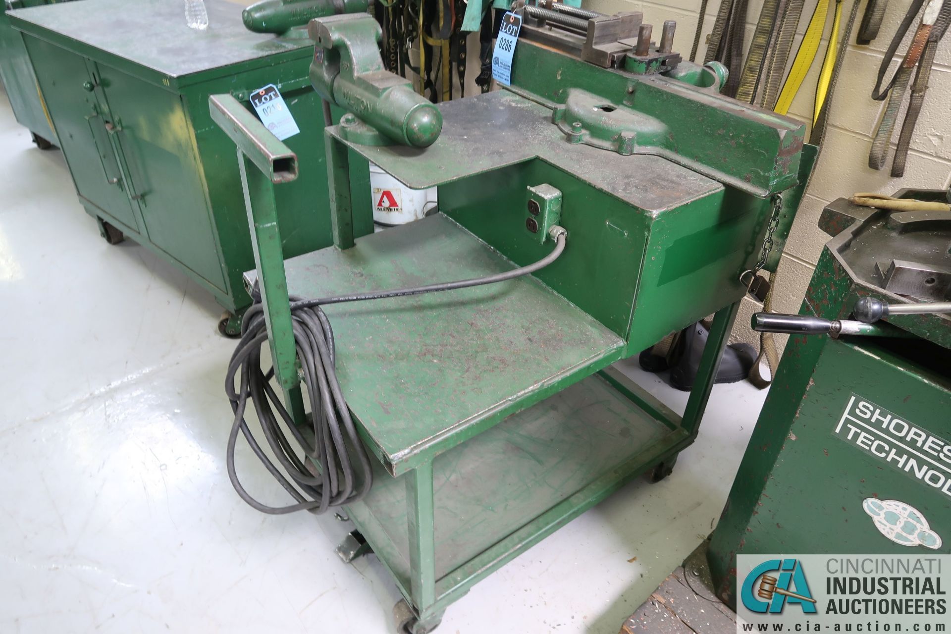 LAKELAND MODEL 624 LEVER OPERATED BENDER COMPLETE WITH RADIUS BLOCKS 12MM-15MM-20MM-28MM,