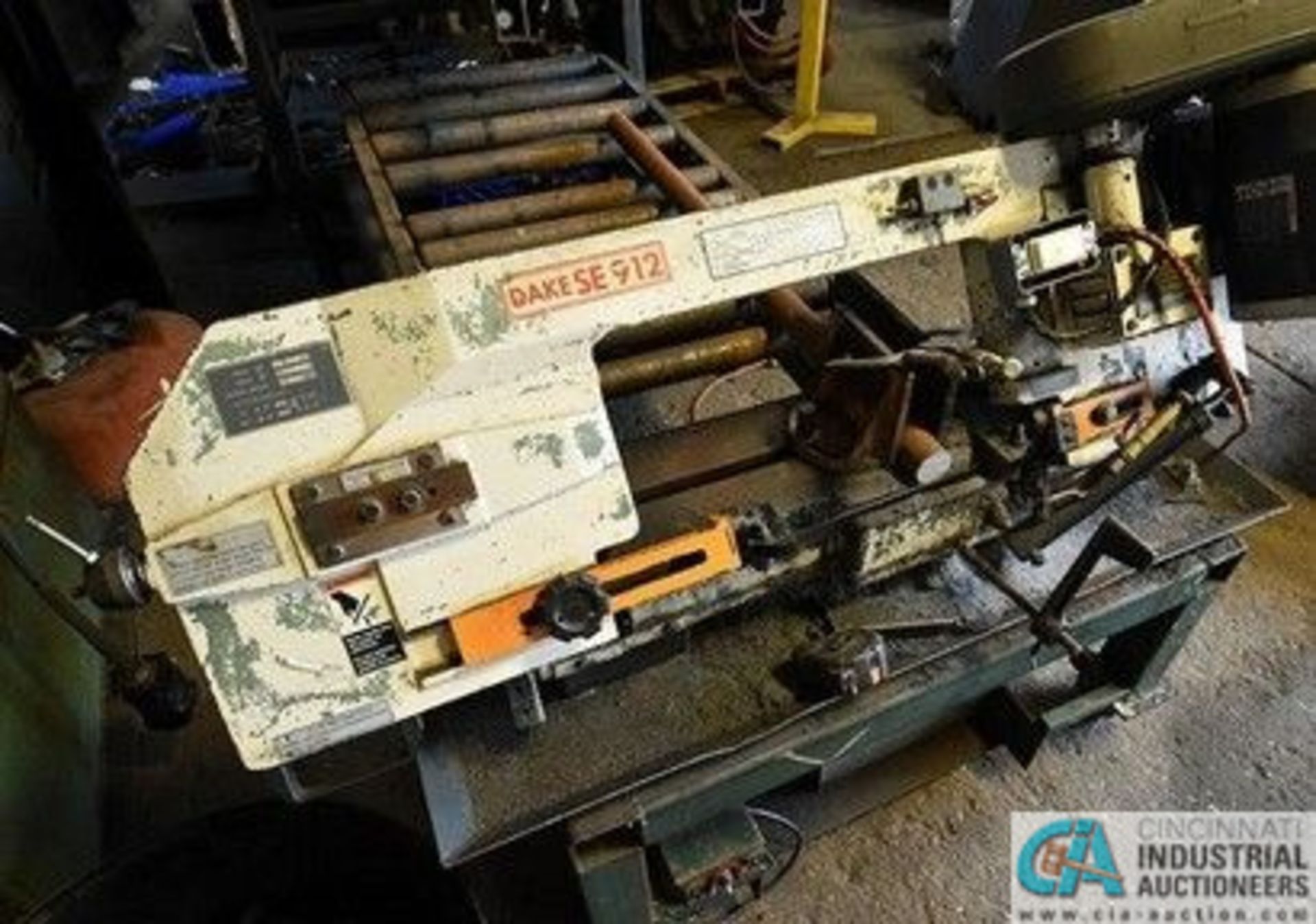 7" X 12" DAKE MODEL SE912 HORIZONTAL BAND SAW **LOCATED AT 1400 OAK ST., TOLEDO, OHIO**