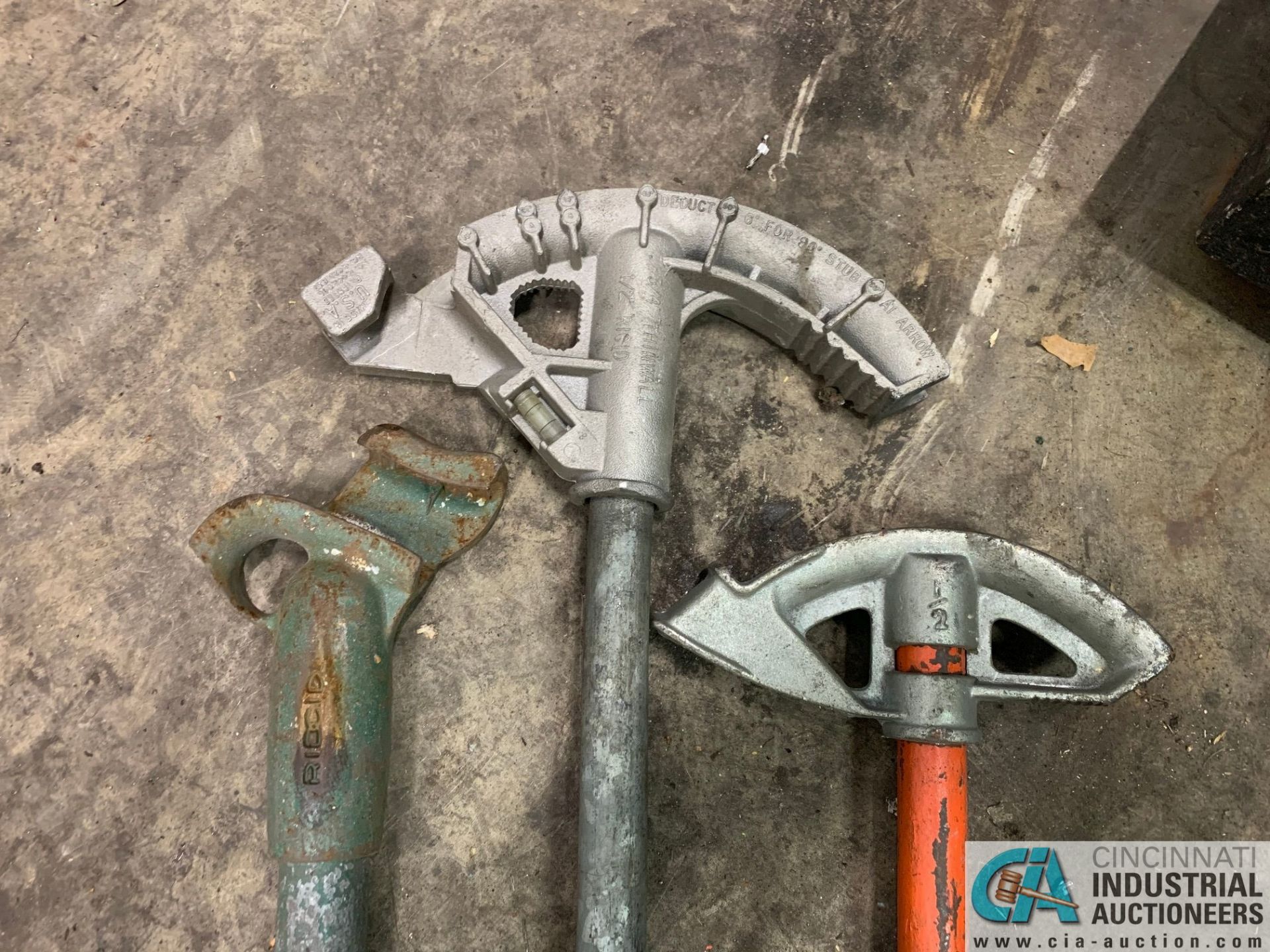 (LOT) (3) RIDGID HAND BENDERS 1/2" **LOCATED AT 1400 OAK ST., TOLEDO, OHIO** - Image 2 of 2