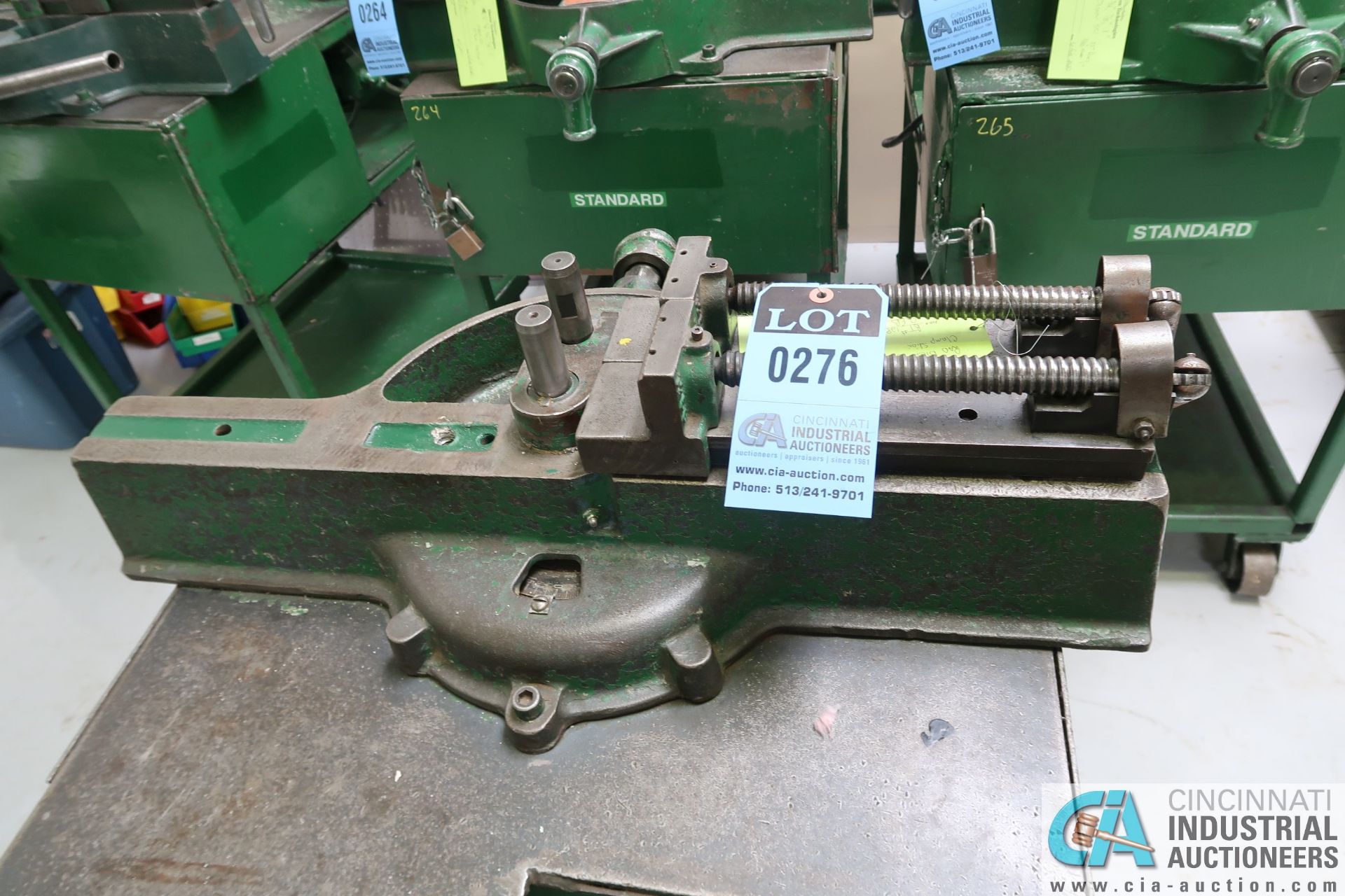 LAKELAND MODEL 624 LEVER OPERATED BENDER COMPLETE WITH OLSEN MODEL 50 DEBURR UNIT, 37 DEGREE DIE - Image 3 of 6