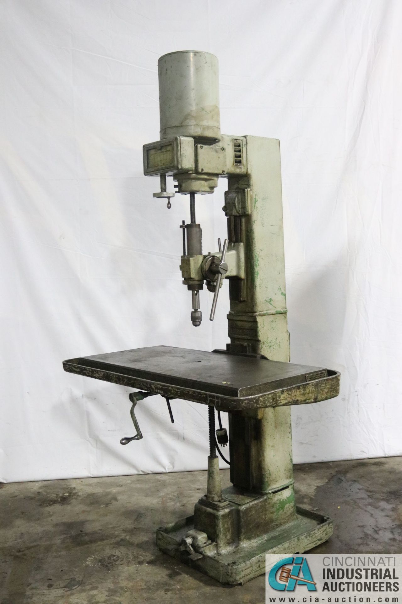 20" LELAND GIFFORD MODEL 2LVS MULTISPEED SINGLE SPINDLE DRILL PRESS **LOCATED AT 1400 OAK ST.,
