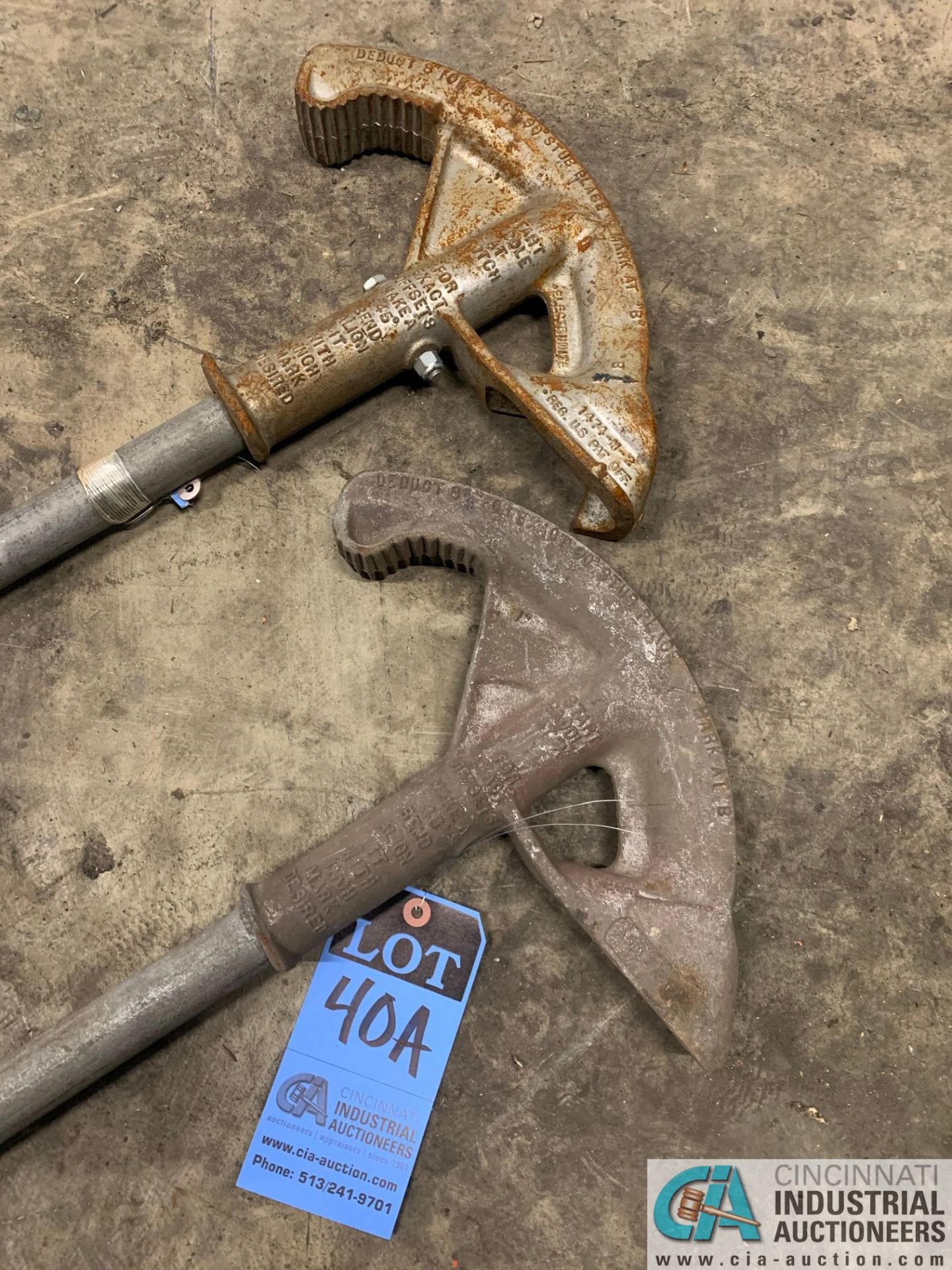 (LOT) (2) RIDGID HAND BENDERS 1" CAPACITY **LOCATED AT 1400 OAK ST., TOLEDO, OHIO** - Image 2 of 2