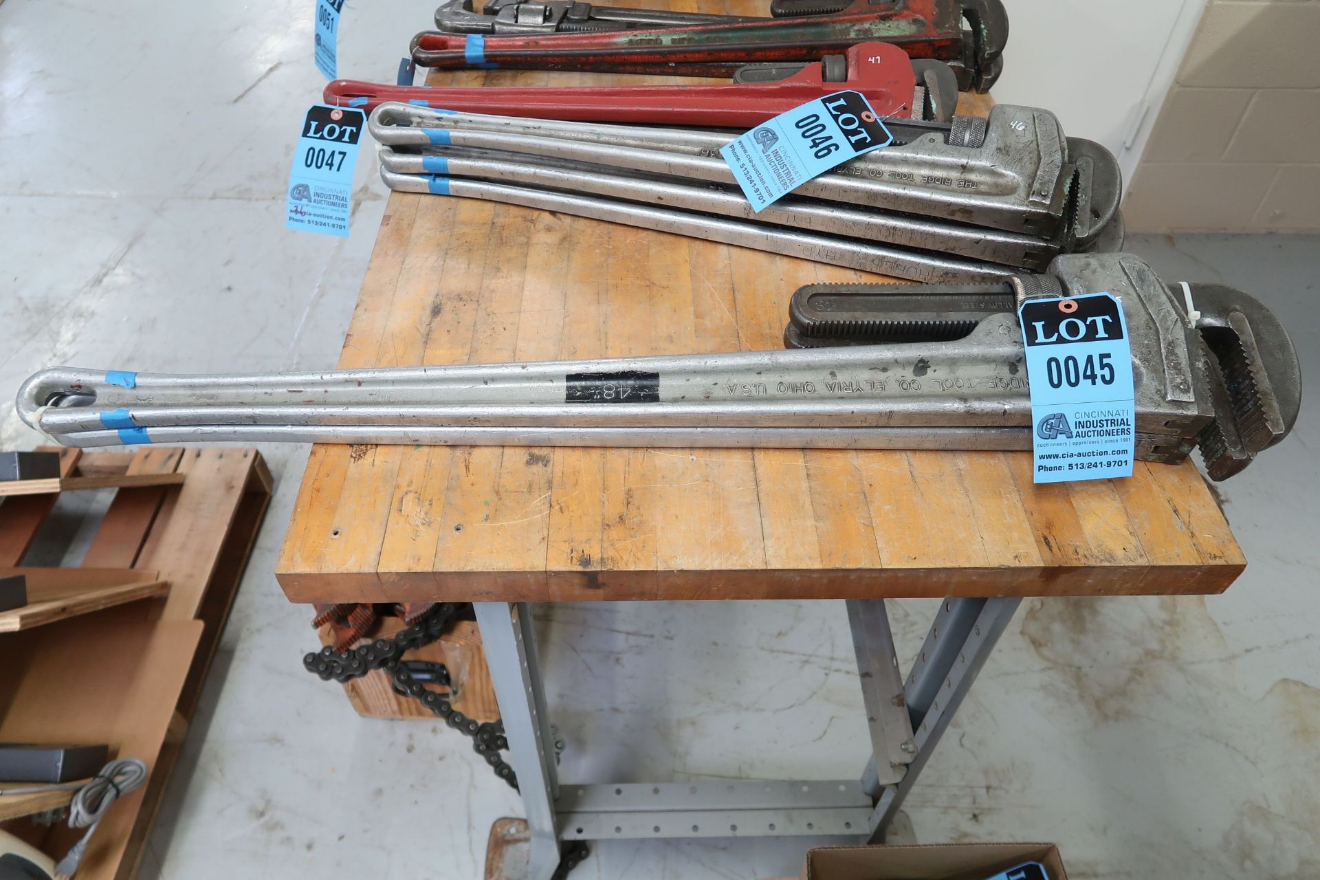 48" ALUMINUM PIPE WRENCHES