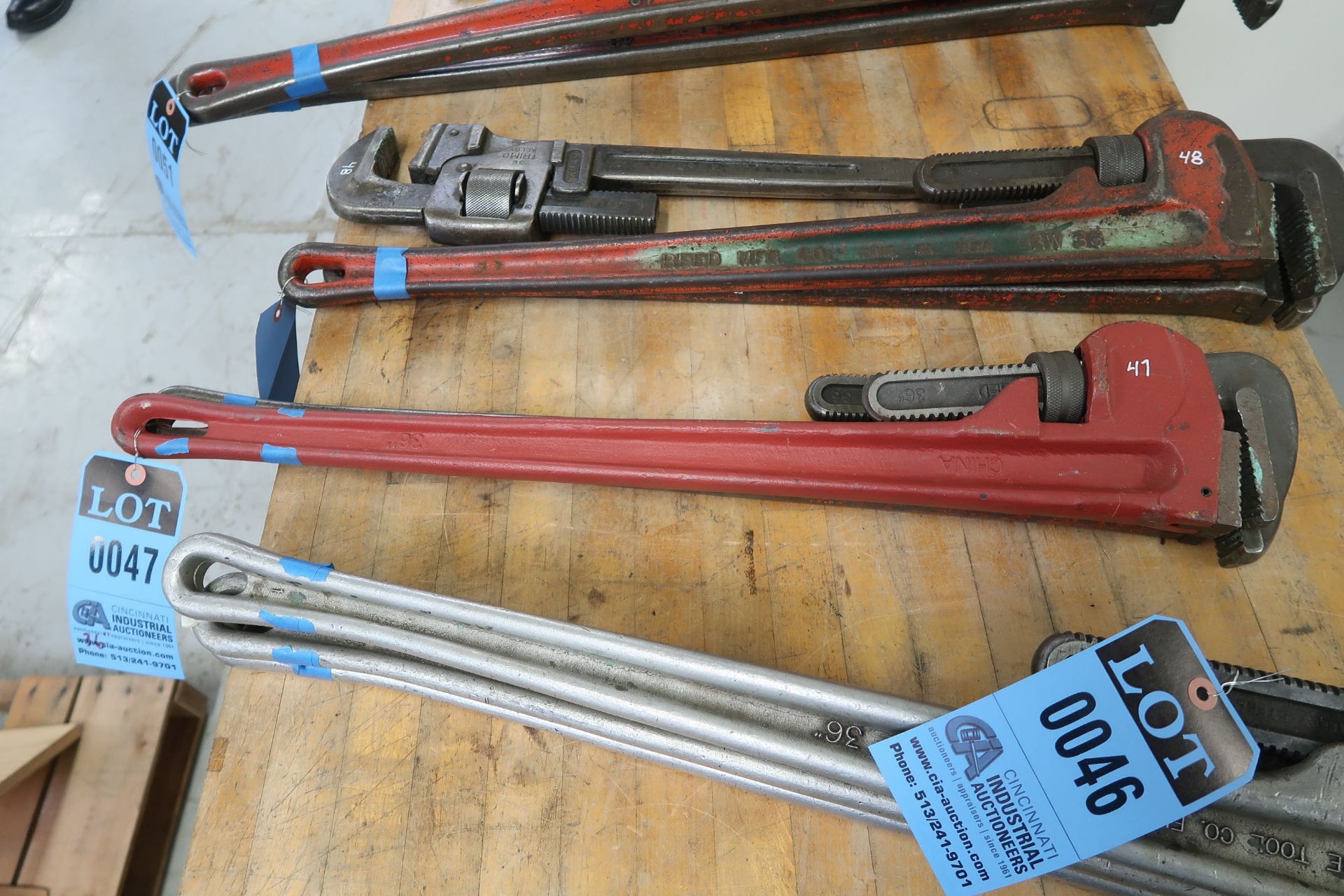 36" STEEL PIPE WRENCHES