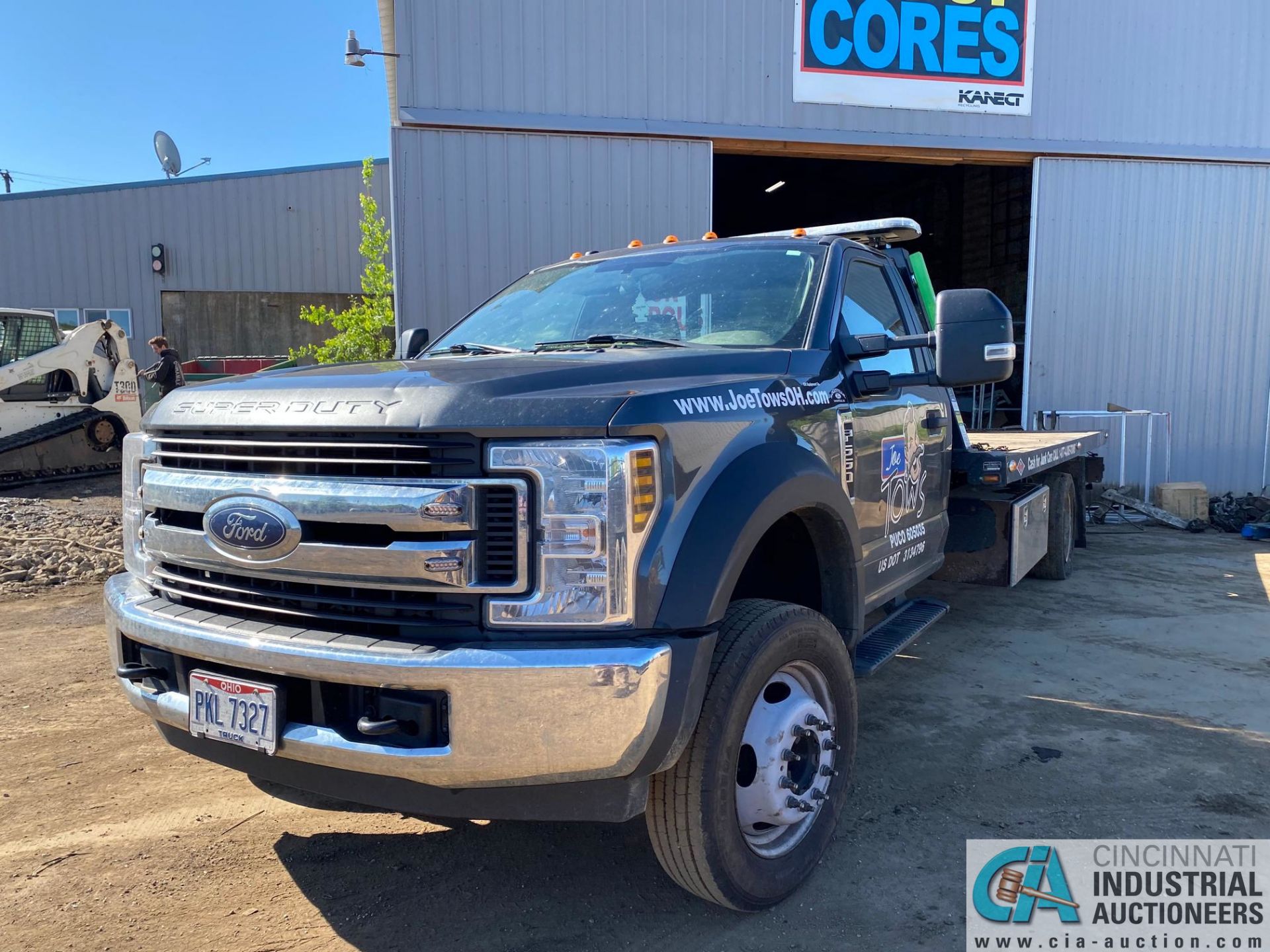 2018 FORD F550XL ROLLBACK, 19' STEEL DECK, RAMSEY CABLE WINCH, 56,657 MILES, AUTOMATIC TRANSMISSION, - Image 2 of 6