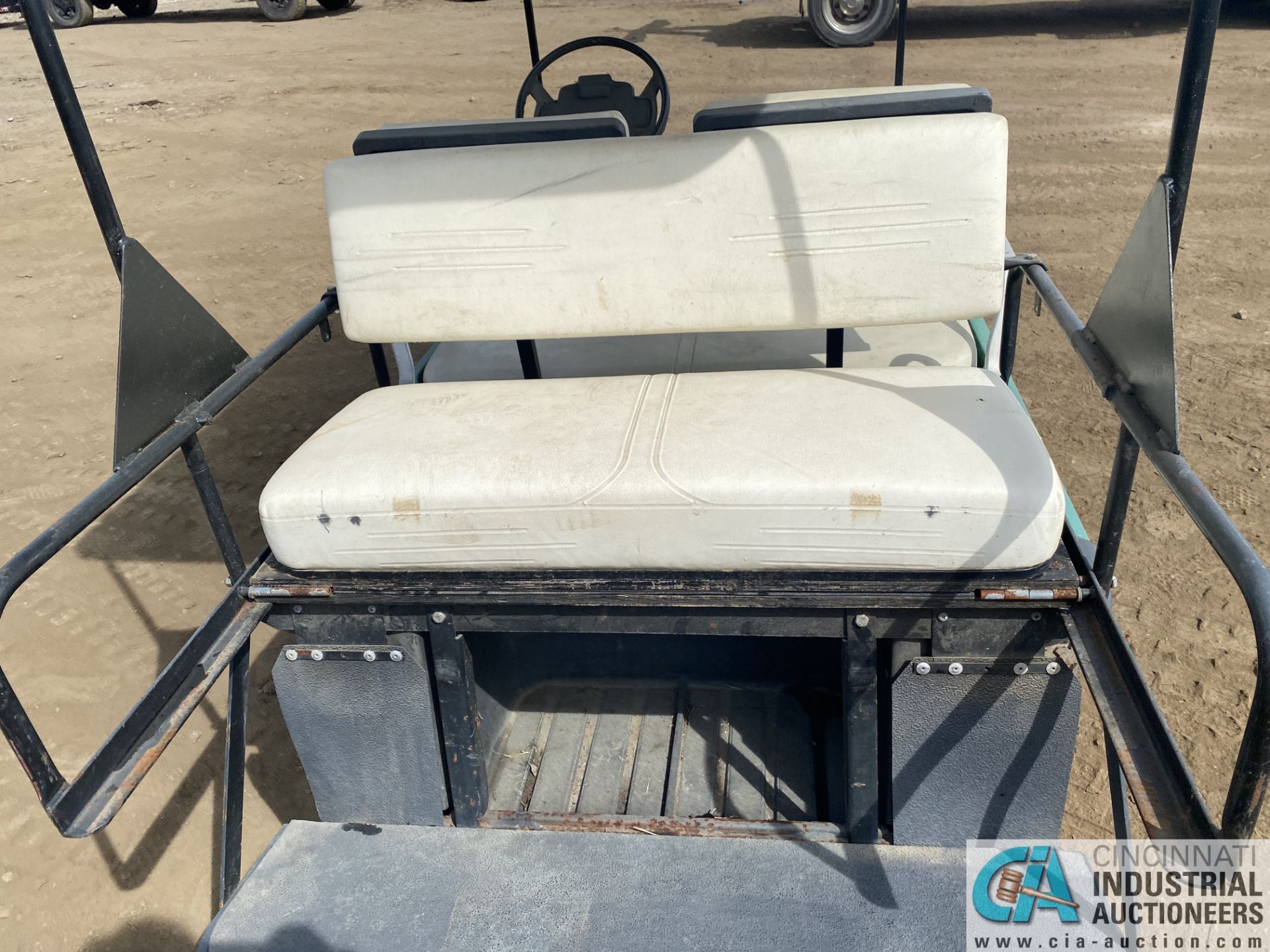 EZ GO ELECTRIC POWERED GOLF CART WITH REAR SEATS; S/N 403646 - Image 3 of 5