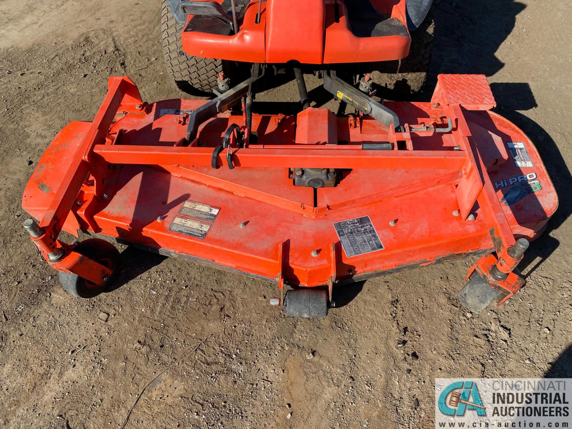 KUBOTA MODEL F3680 DIESEL POWERED 4-WHEEL DRIVE TRACTOR WITH 72" HIPRO3 FRONT MOUNTED MOWER - Image 2 of 7