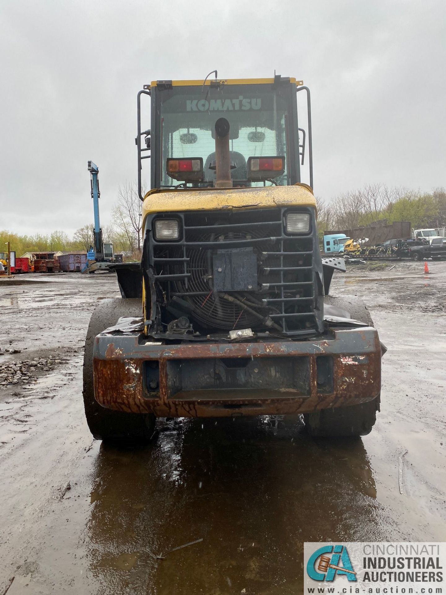 KOMATSU WA150-6 SOLID RUBBER TIRE LOADER, 94" BUCKET; S/N 80405, ID# KMTWA115V01080405,100HP. 6- - Image 7 of 11