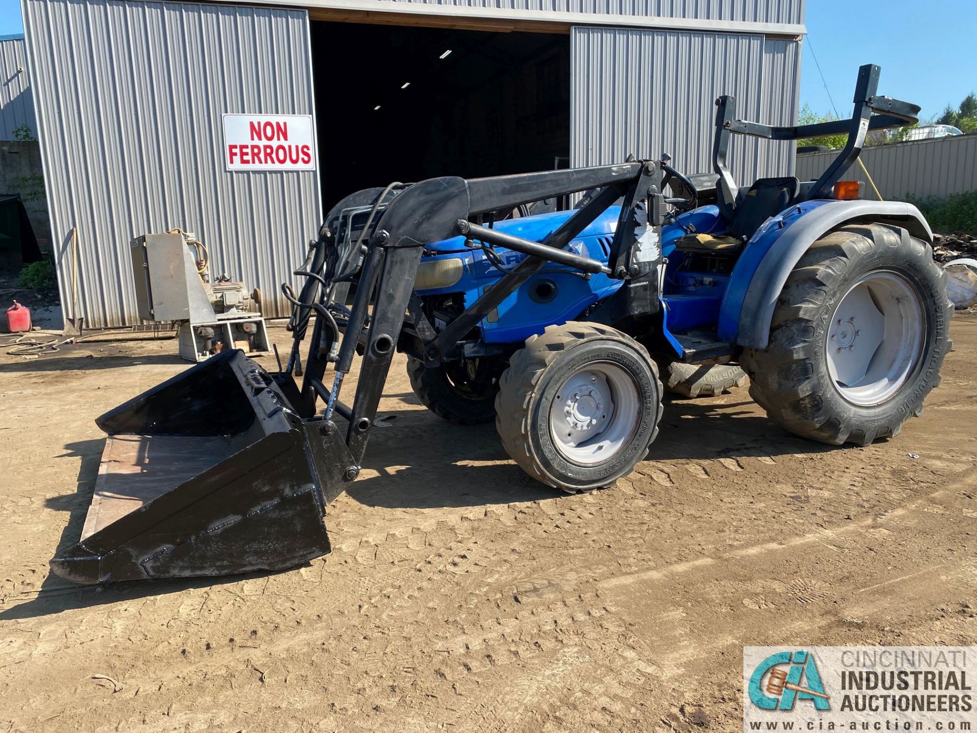 FARMTRAC DT360 4-SPEED DIESEL POWERED TRACTOR WITH FRONT LOADER, 2,500+ HOURS, 4WD, SSL, QUICK