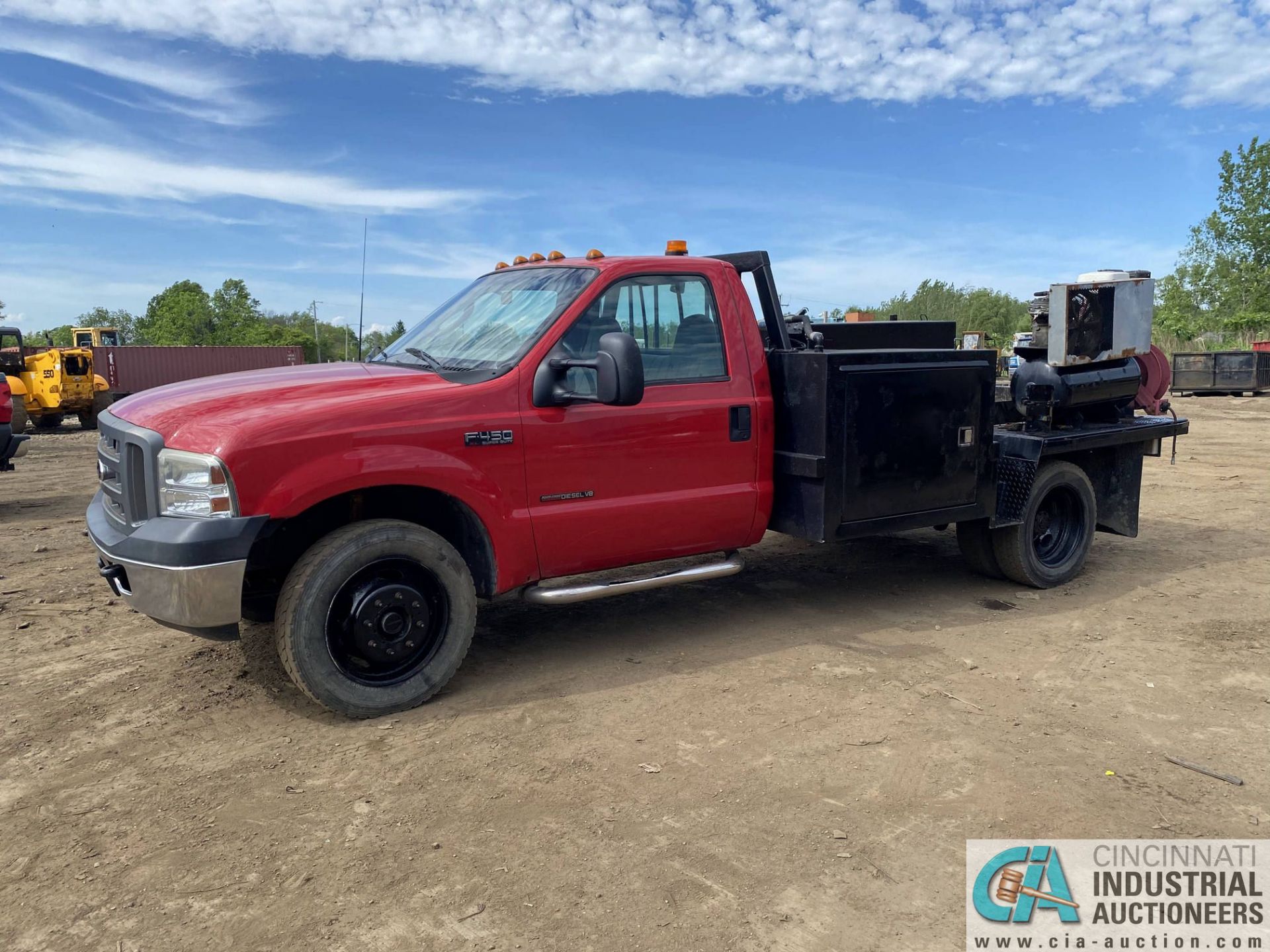 1999 FORD F450, 7.3 DIESEL 4X4 SERVICE TRUCK, MILES 292,503