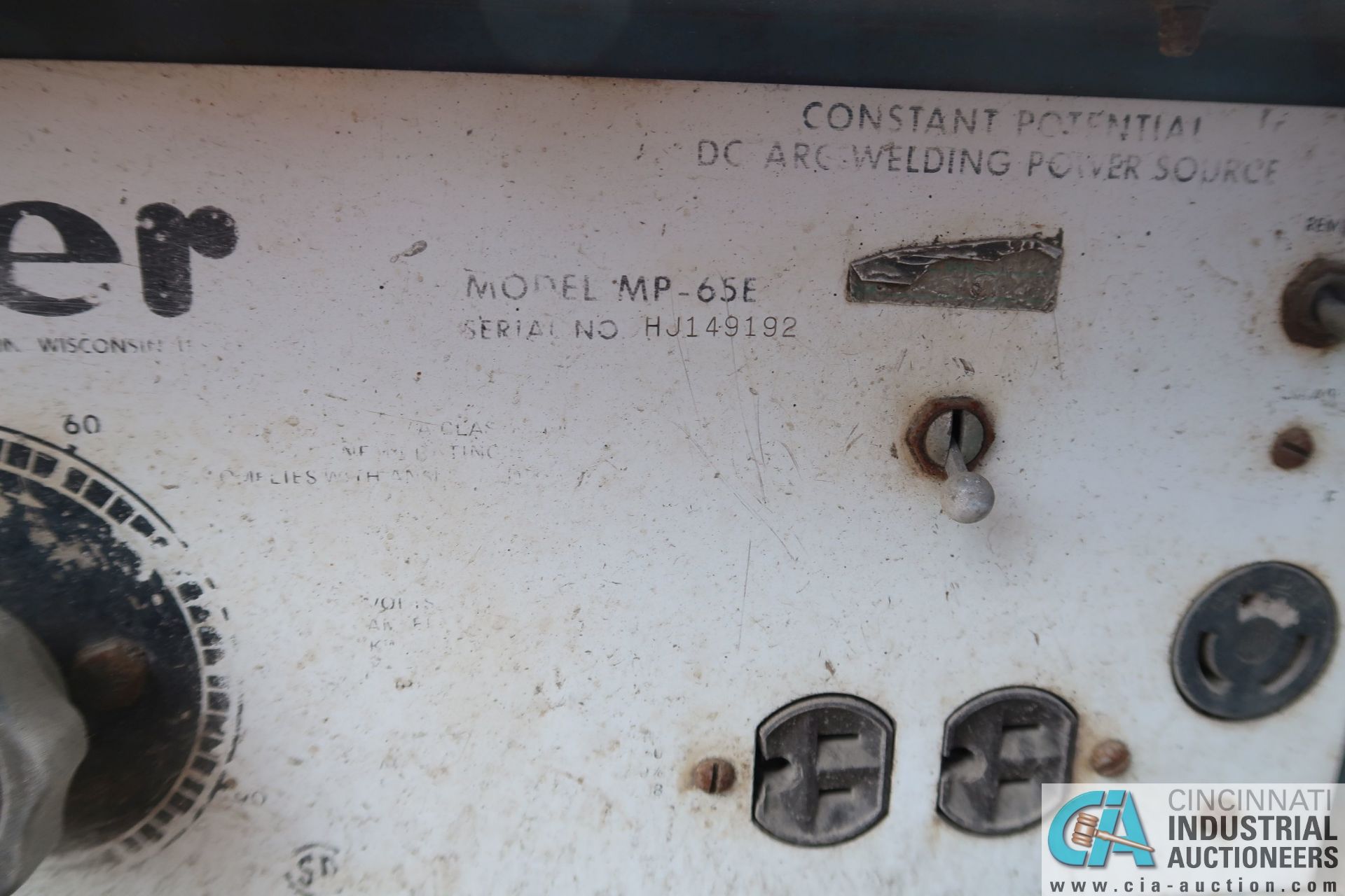 650 AMP MILLER MP-65E DC WELDER - Image 3 of 3