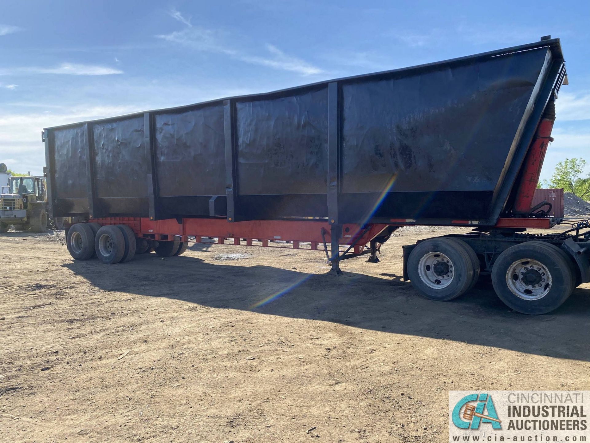 38' STRICK CROP OPEN TOP DUMP TRAILER, 8' SIDEWALLS; VIN # 216736