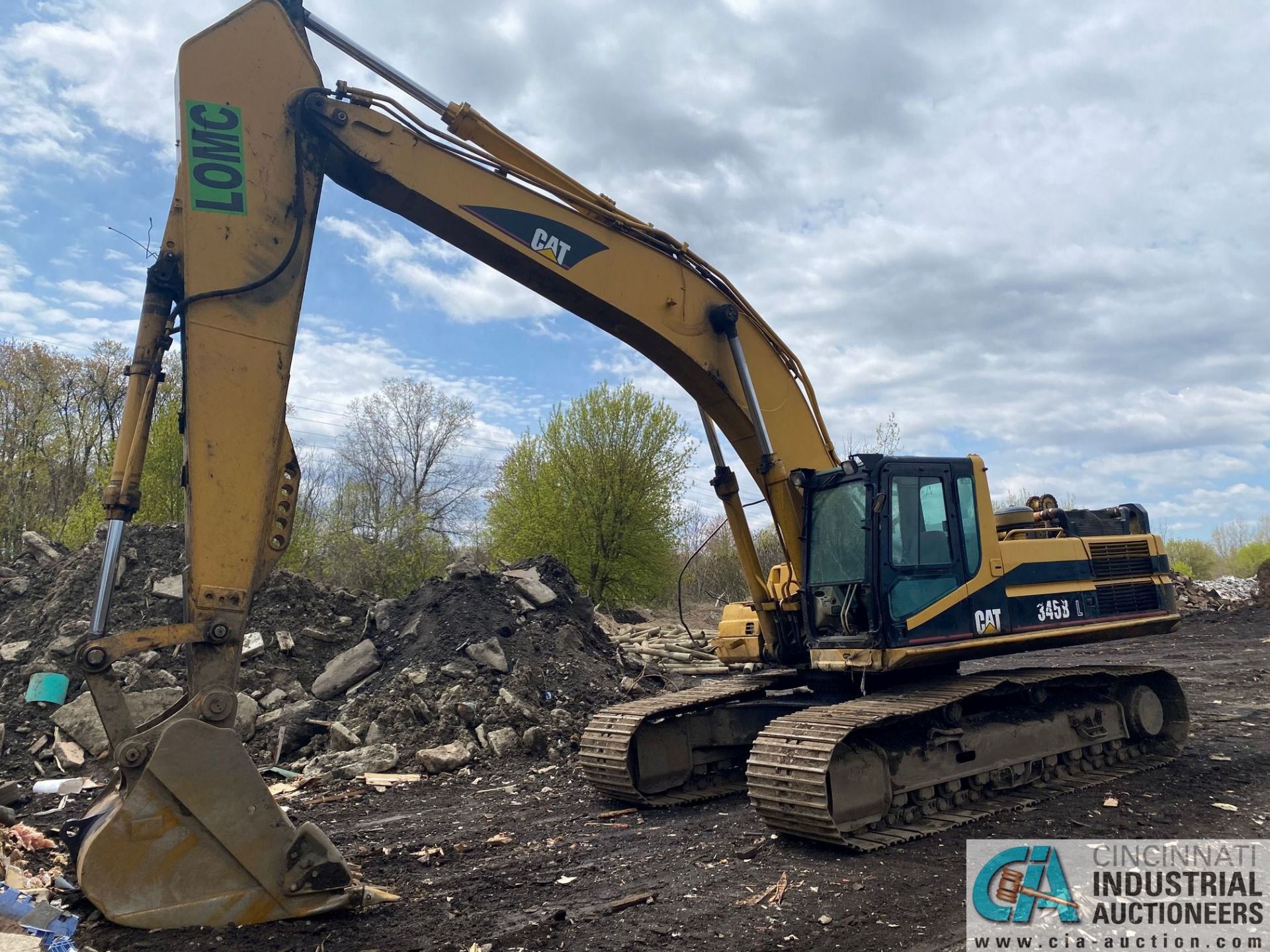 CATERPILLAR 345B-L SERIES II TRACK EXCAVATOR, 10645 HRS., ID# CAT0345BEAGS02252, WITH 56" TOOTH - Image 8 of 10