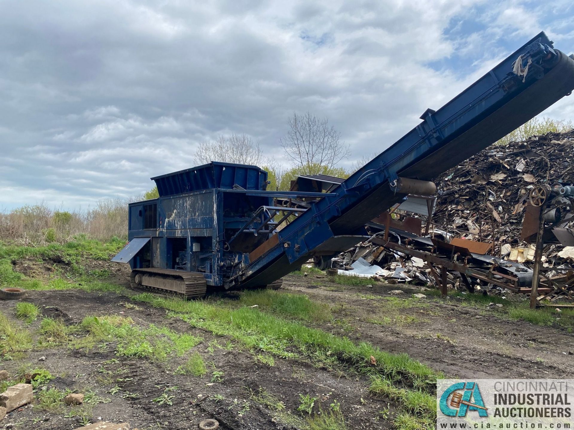 2005 SSI PRIMAX 4000 MOBILE TRACK SHREDDER; S/N P0121, 6,200 HOURS