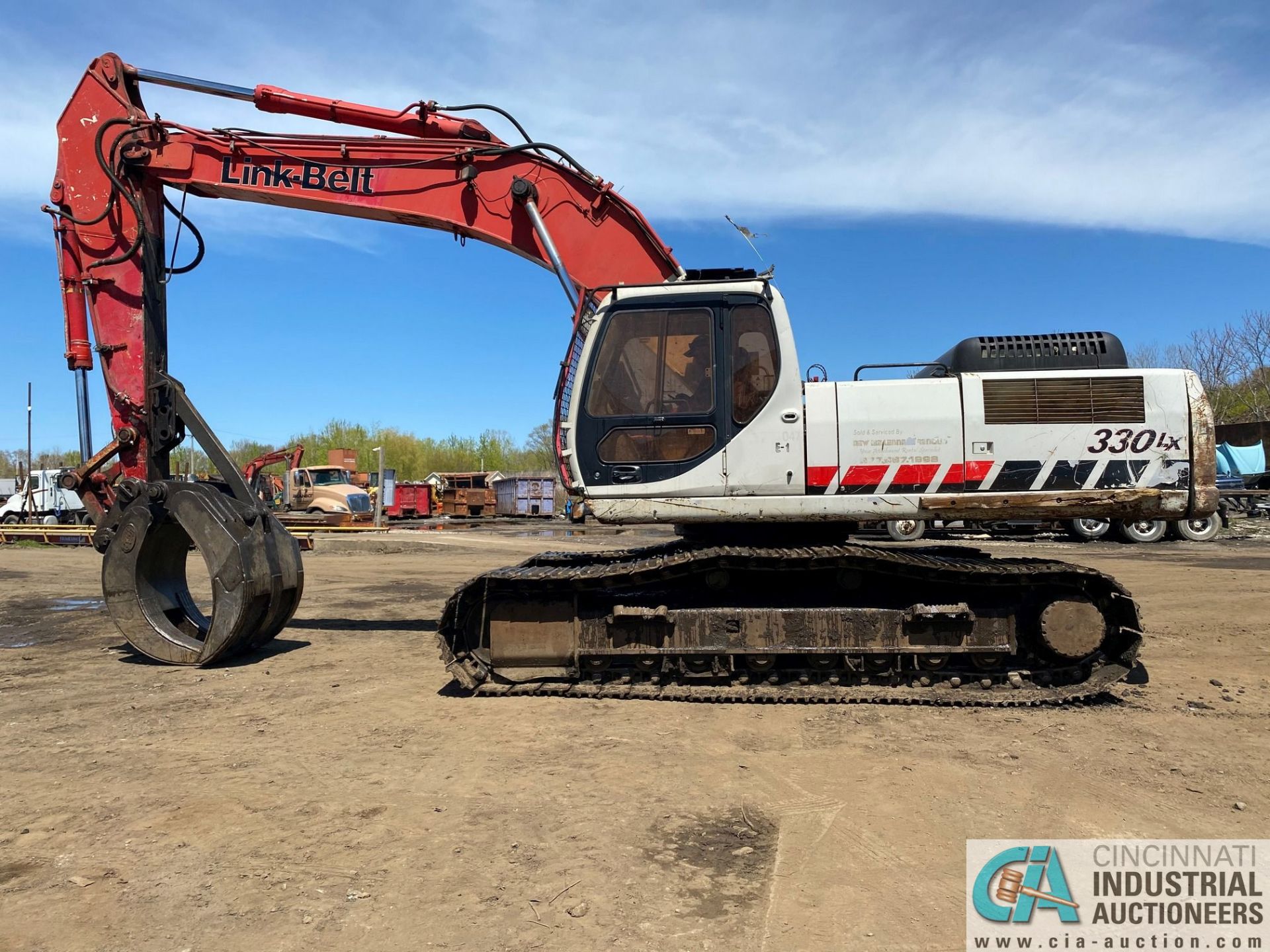 LINK-BELT 330LX EXCAVATOR, 7,545 HOURS (2008) **NO GRAPPLE, GRAPPLE TO BE SOLD SEPARATELY,