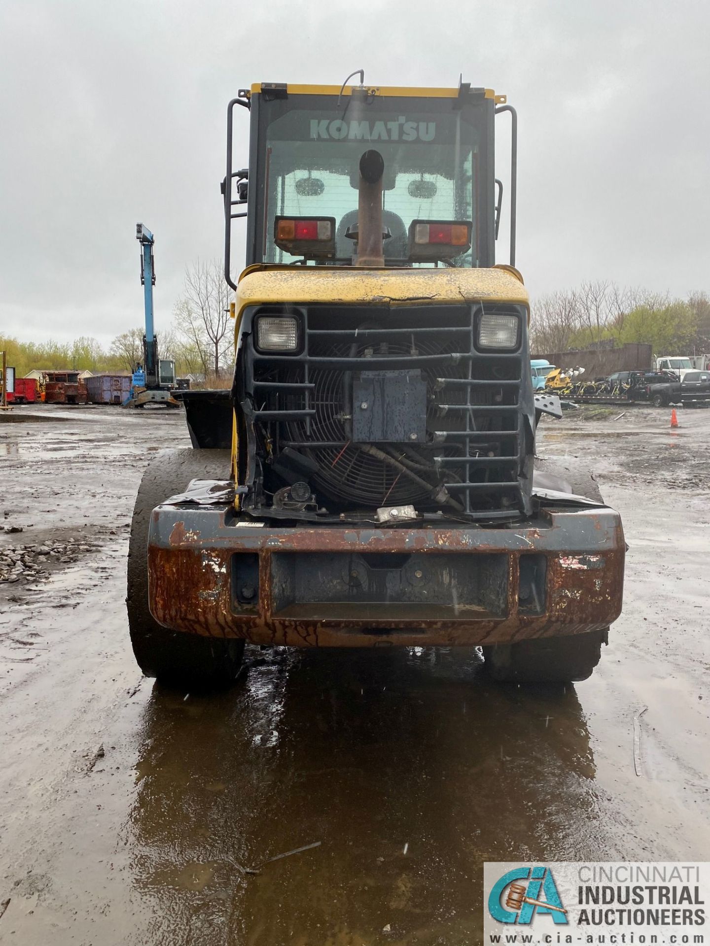 KOMATSU WA150-6 SOLID RUBBER TIRE LOADER, 94" BUCKET; S/N 80405, ID# KMTWA115V01080405,100HP. 6- - Image 8 of 11