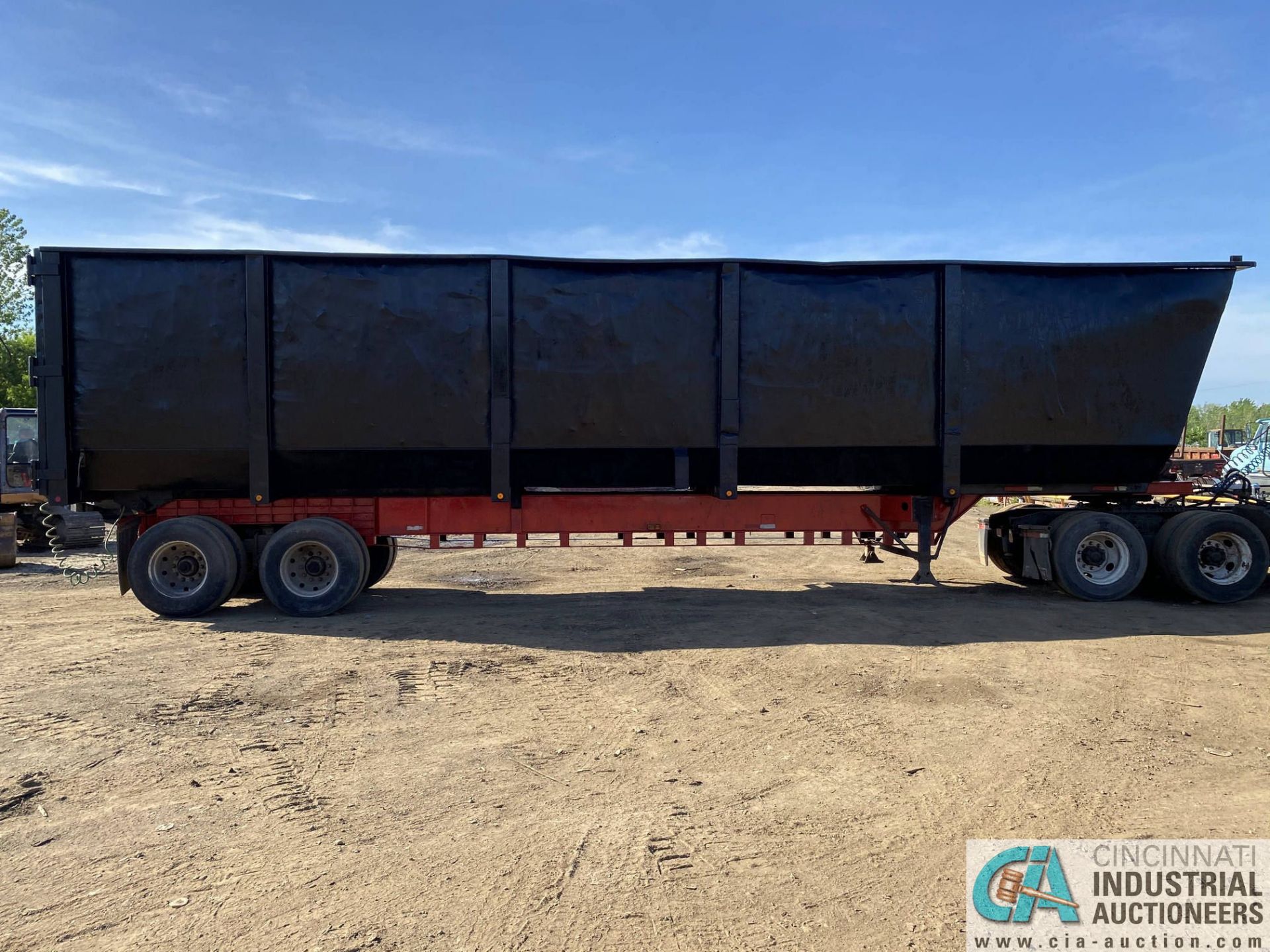 38' STRICK CROP OPEN TOP DUMP TRAILER, 8' SIDEWALLS; VIN # 216736 - Image 2 of 11