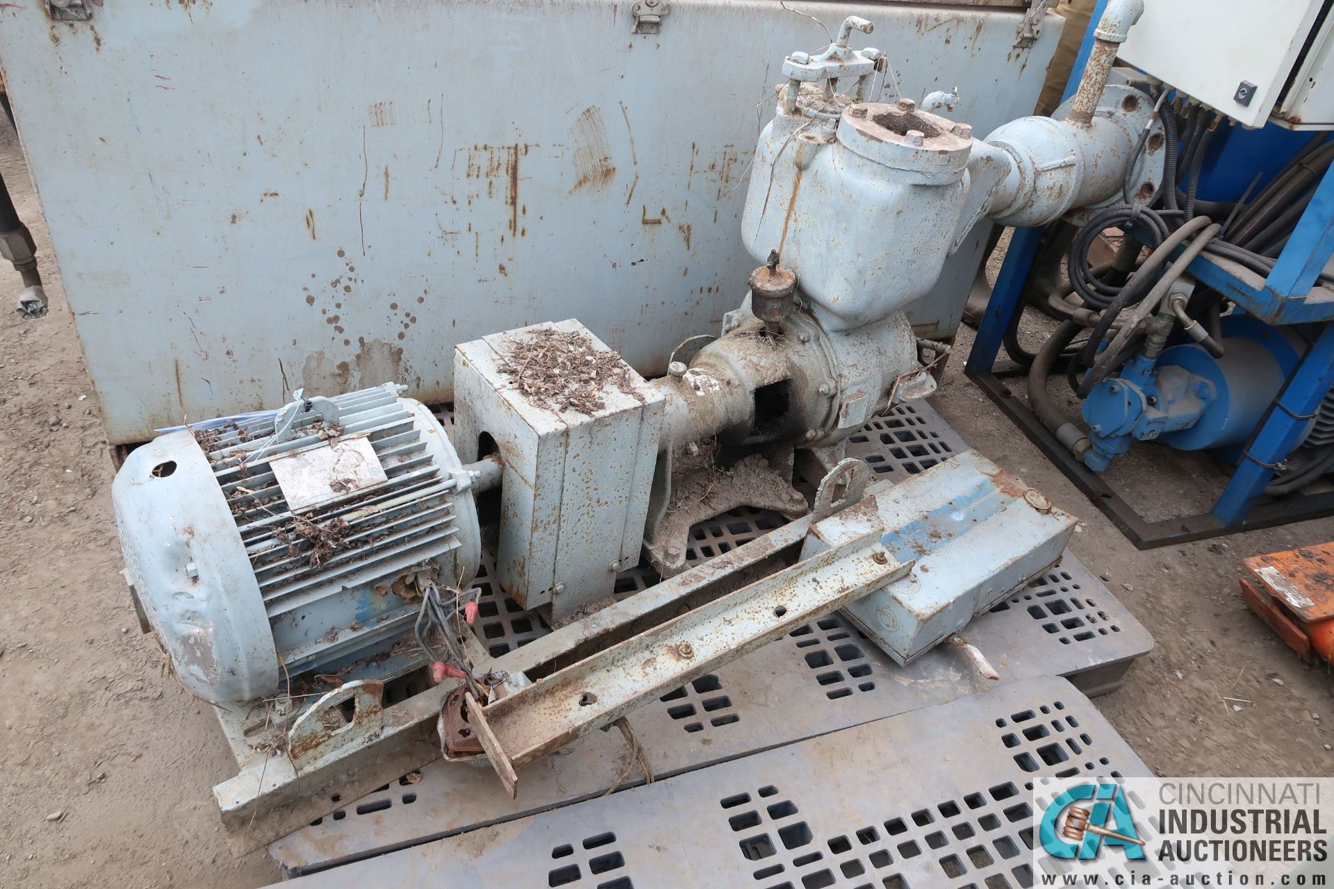 15 HP GORMAN RUPP MODEL 14A2-B SELF PRIMING CENTRIFUGAL PUMP