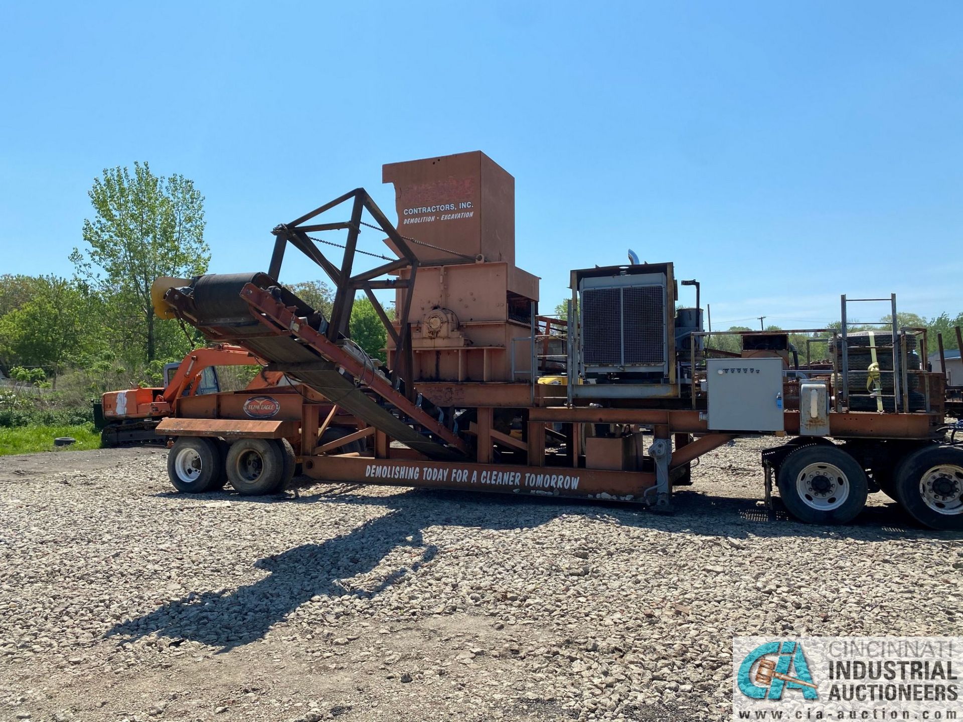 1998 EAGLE MODEL 4860 GRINDER MOBILE HAMMER MILL; S/N 10647 - Image 4 of 18