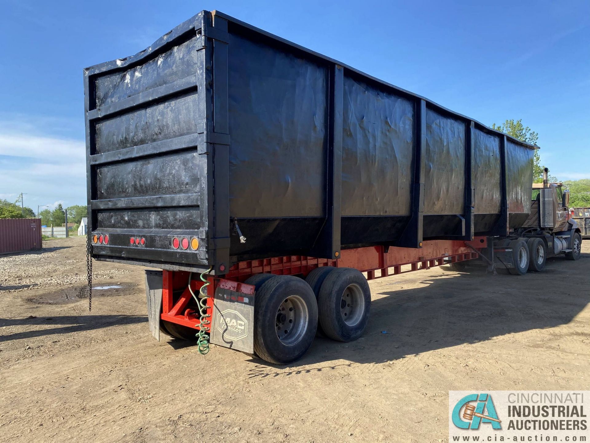 38' STRICK CROP OPEN TOP DUMP TRAILER, 8' SIDEWALLS; VIN # 216736 - Image 6 of 11