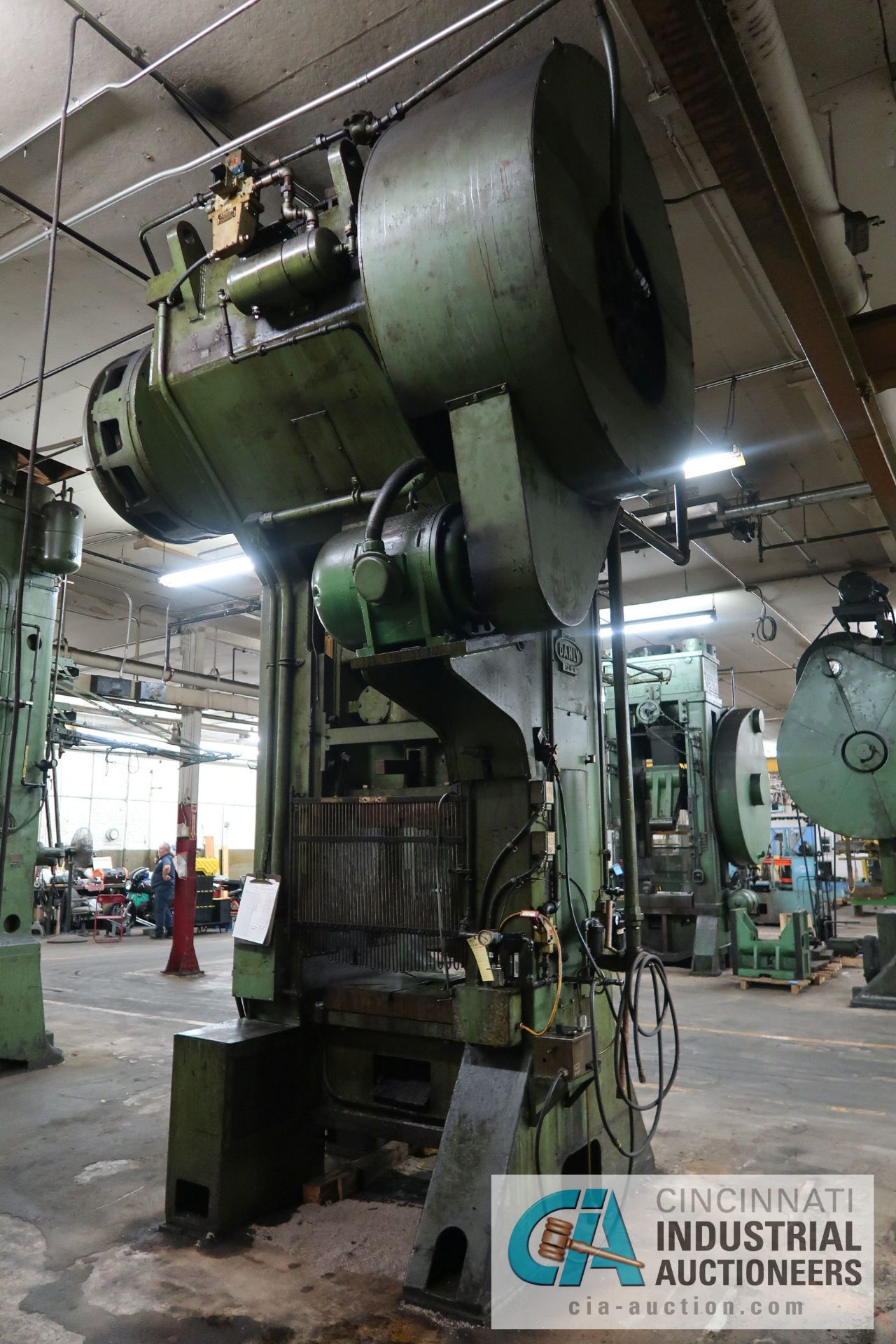 100 TON DANLY MODEL SA1-100-30-24 SSSC PRESS; S/N 52546011, 16" STROKE, 3" ADJ., 20" SHUT HEIGHT, 50 - Image 4 of 22