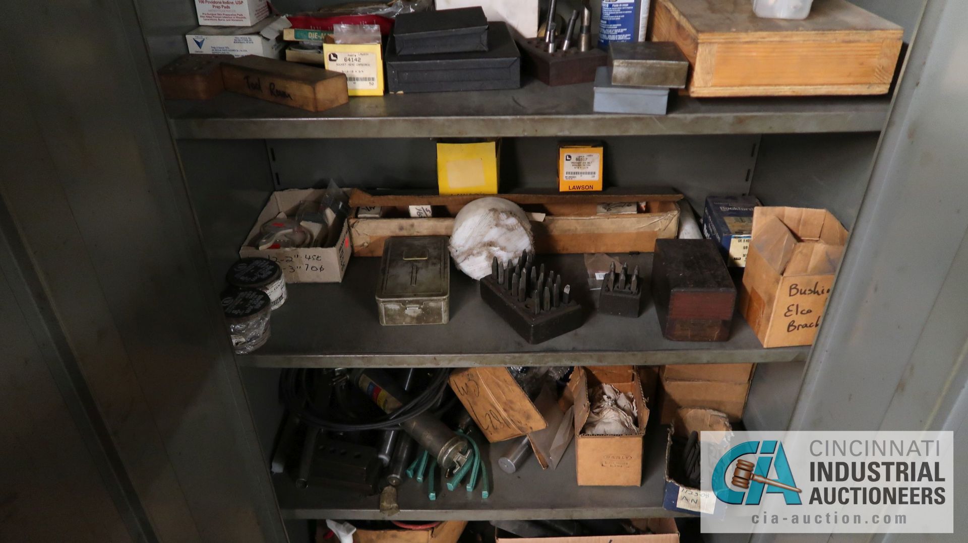 CABINETS W/ MISC. TOOLING, HARDWARE & SHIMS - Image 11 of 12