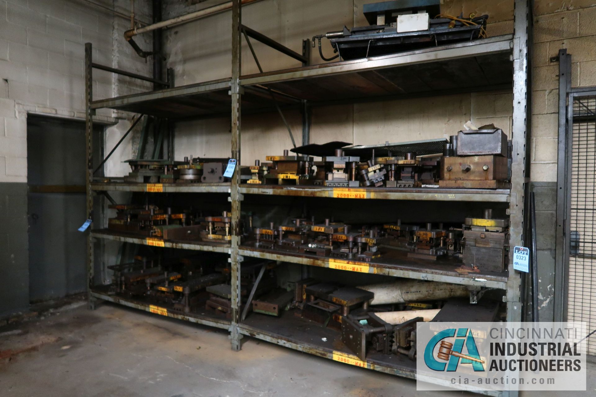 SECTIONS 82" X 48" X 120" HIGH ADJUSTABLE BEAM DIE RACKS