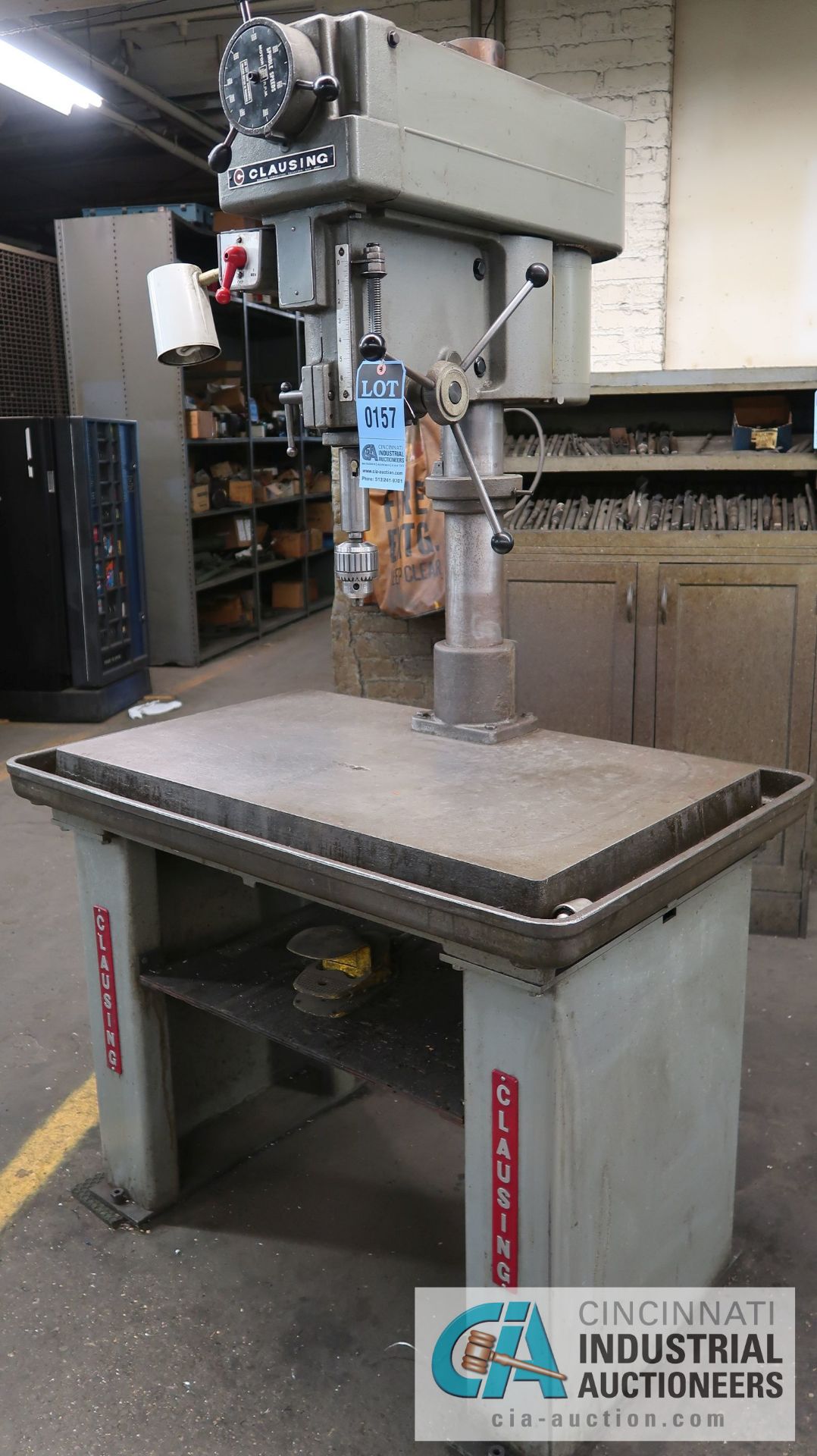 20" CLAUSING MODEL 2286 PRODUCTION TABLE DRILL; S/N 524108, SPINDLE SPEED: 150 - 2,000 RPM