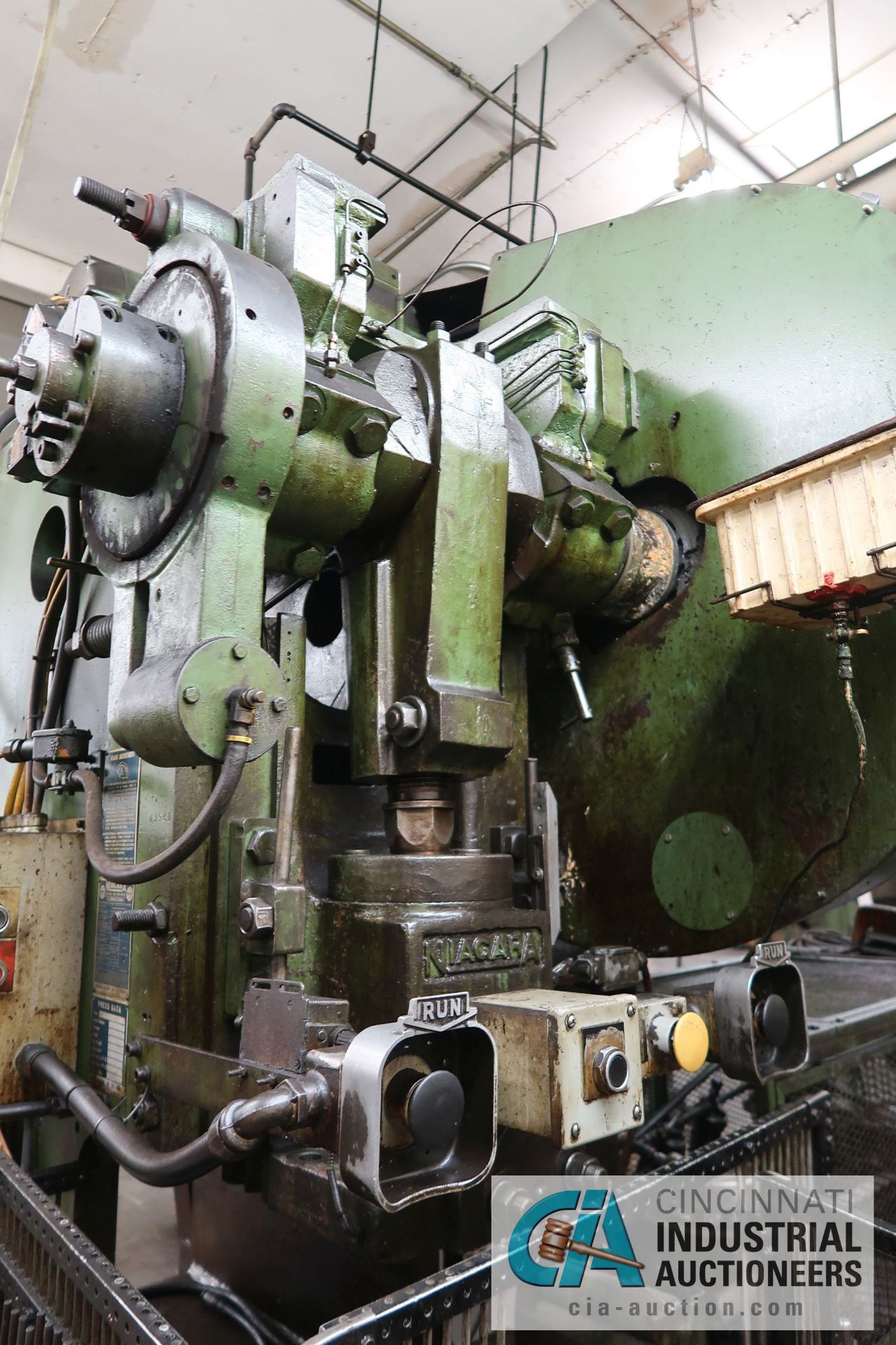 60 TON NIAGARA MODEL A60 OBI PRESS; S/N 41961, 6" STROKE, 11-1/2" SHUT HEIGHT, 70 - 140 SPM - Image 9 of 15