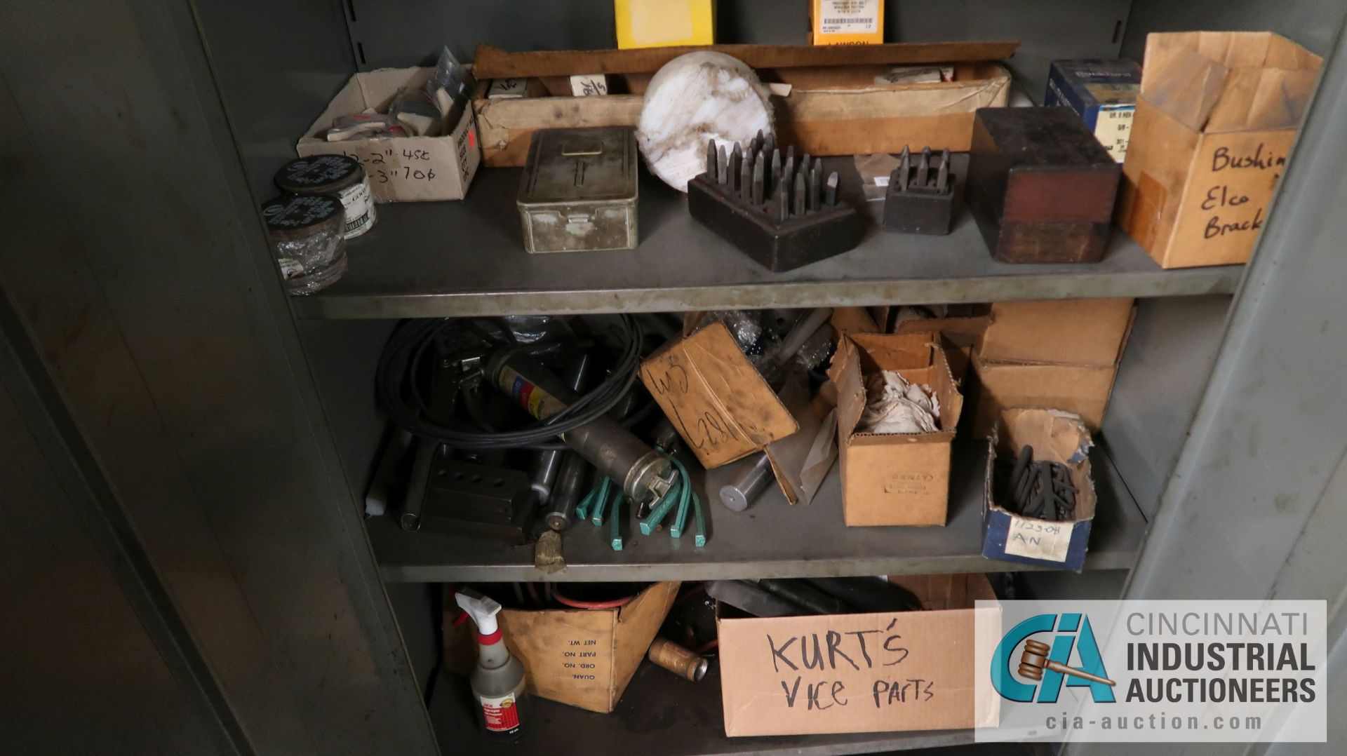 CABINETS W/ MISC. TOOLING, HARDWARE & SHIMS - Image 10 of 12