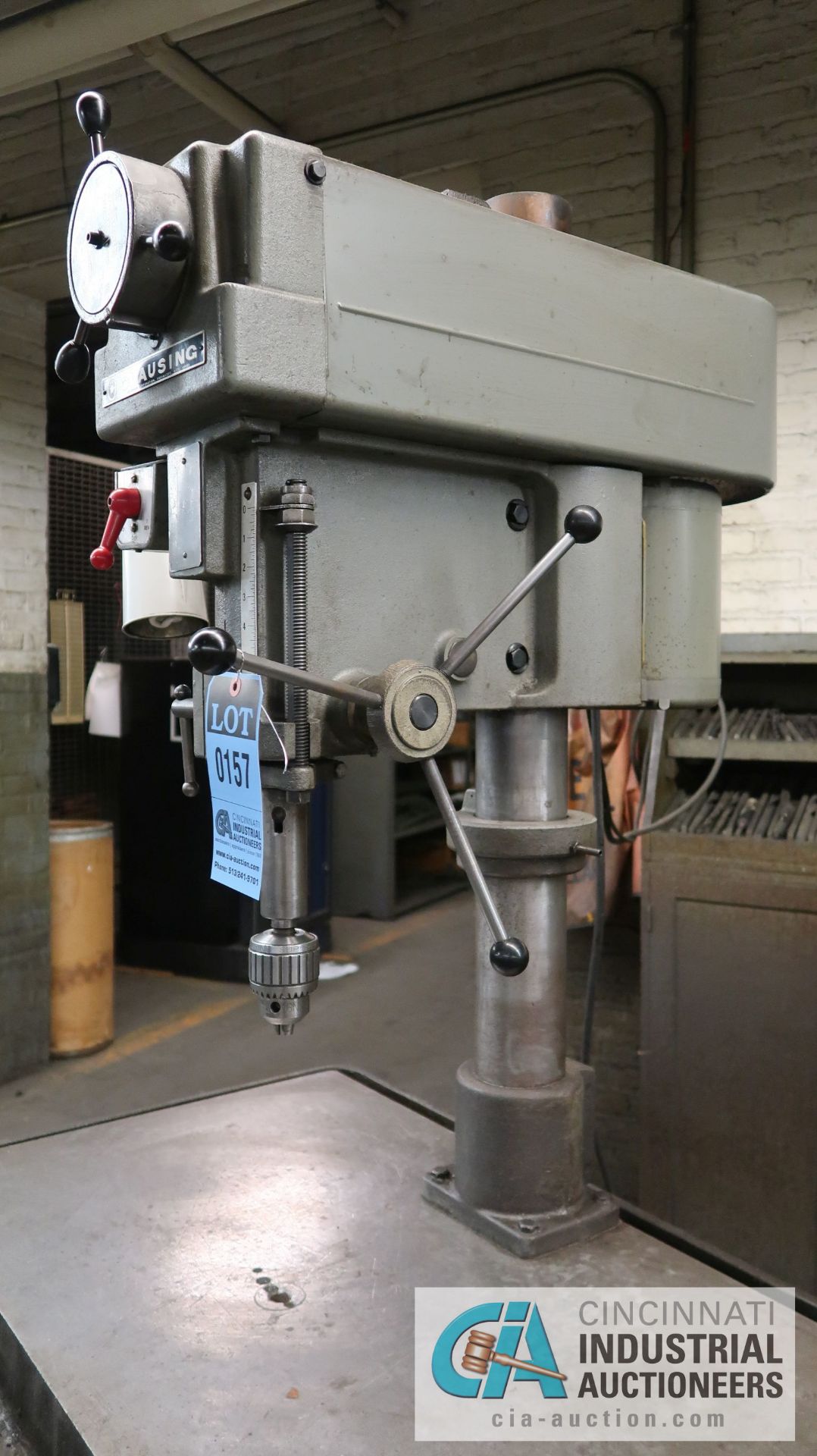 20" CLAUSING MODEL 2286 PRODUCTION TABLE DRILL; S/N 524108, SPINDLE SPEED: 150 - 2,000 RPM - Image 4 of 5