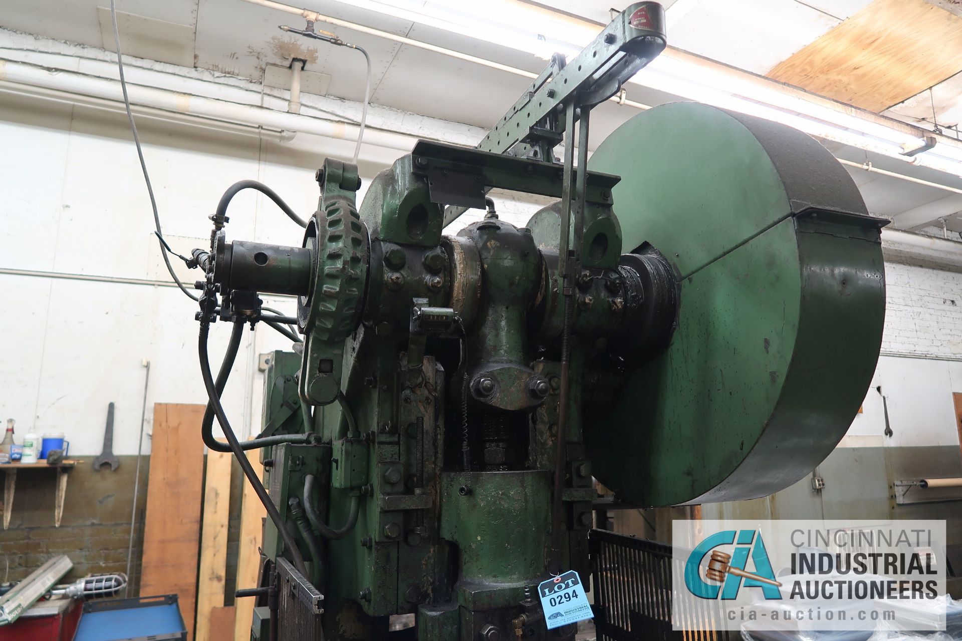 56 TON JOHNSON MODEL 5FW OBI PRESS; S/N 55199, 4" STROKE, 3" ADJ., 9" SHUT HEIGHT, 100 SPM - Image 11 of 14