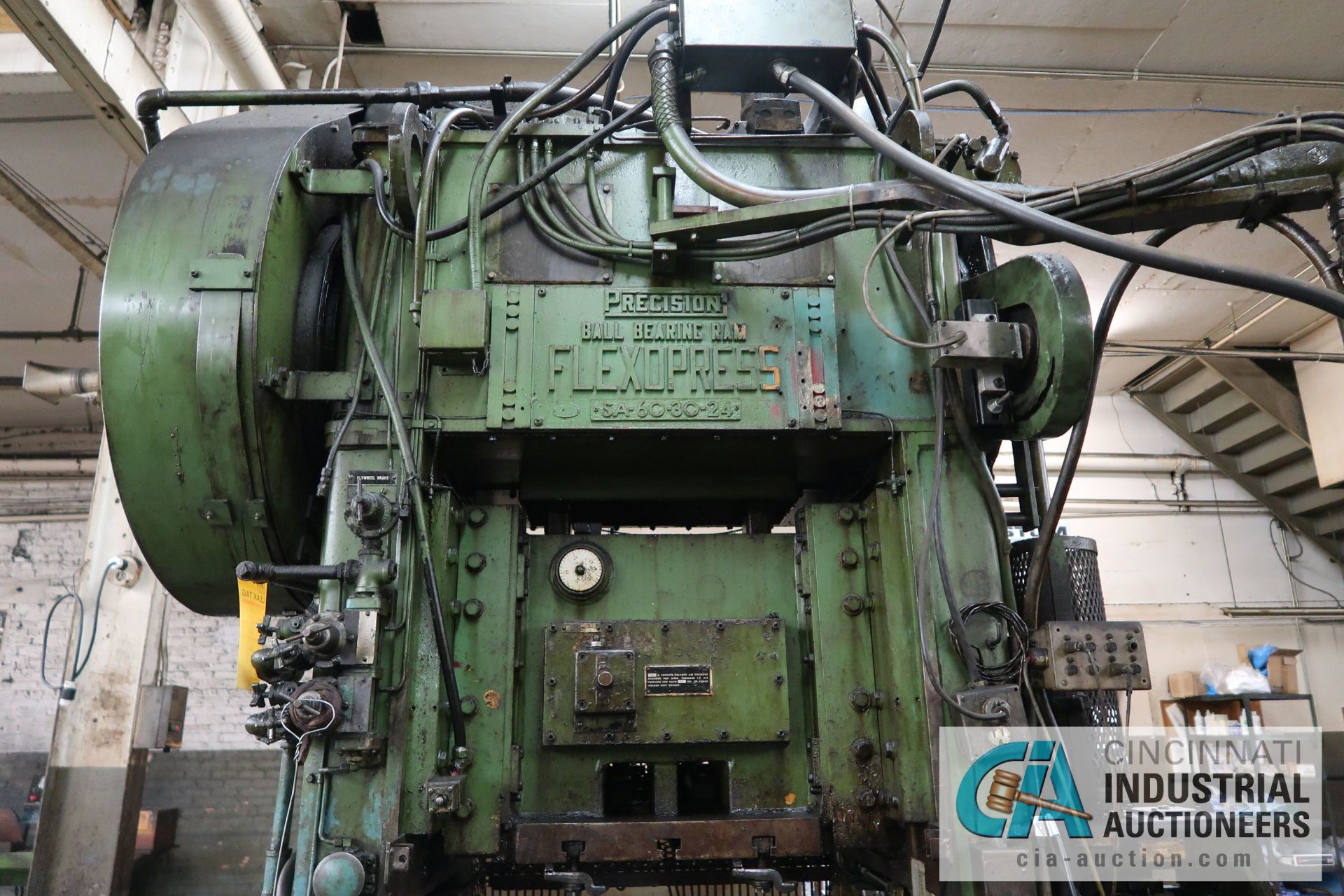 60 TON PRECISION FLEX-O-PRESS MODEL SA-60-30-24 SSDC PRESS; S/N 661780, SSC-2000T TOUCHSCREEN - Image 12 of 28