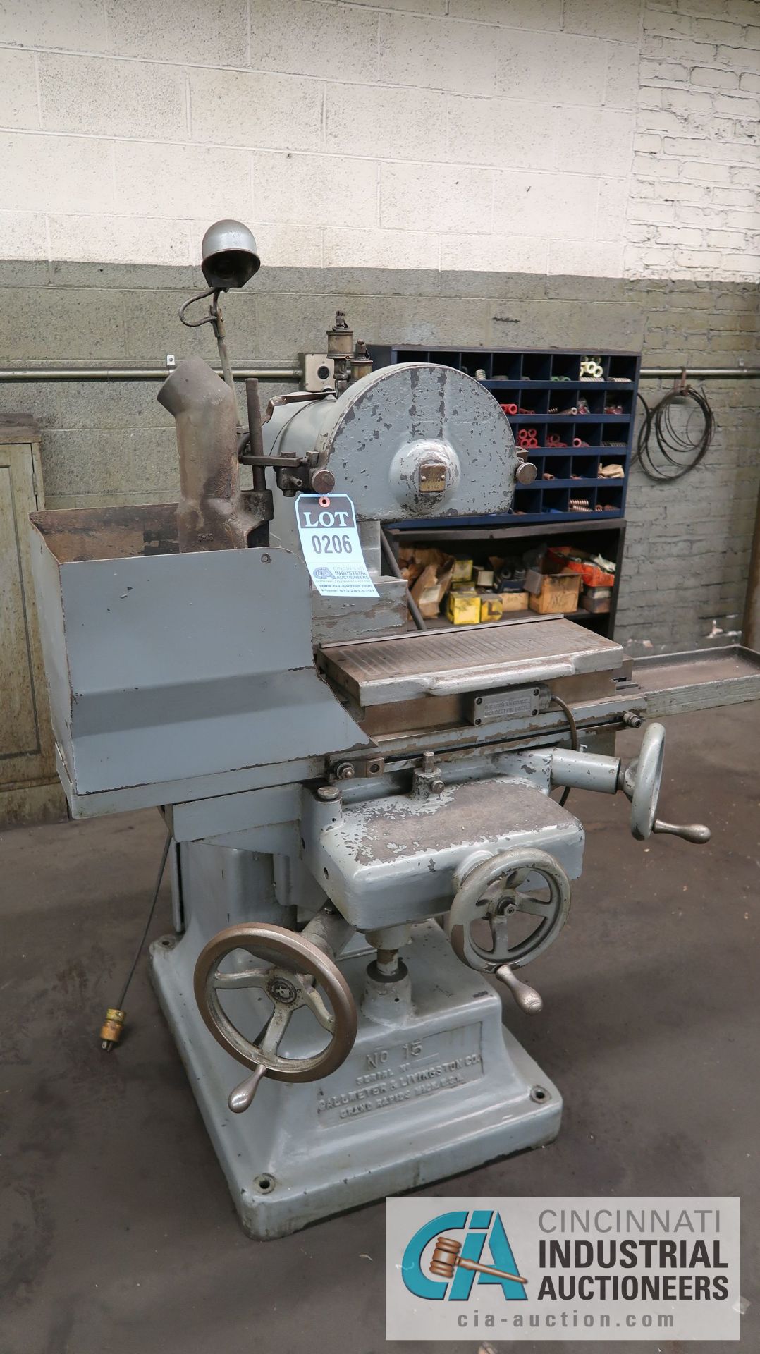 6" X 18" GALLMEYER NO. 15 SURFACE GRINDER - Image 2 of 6