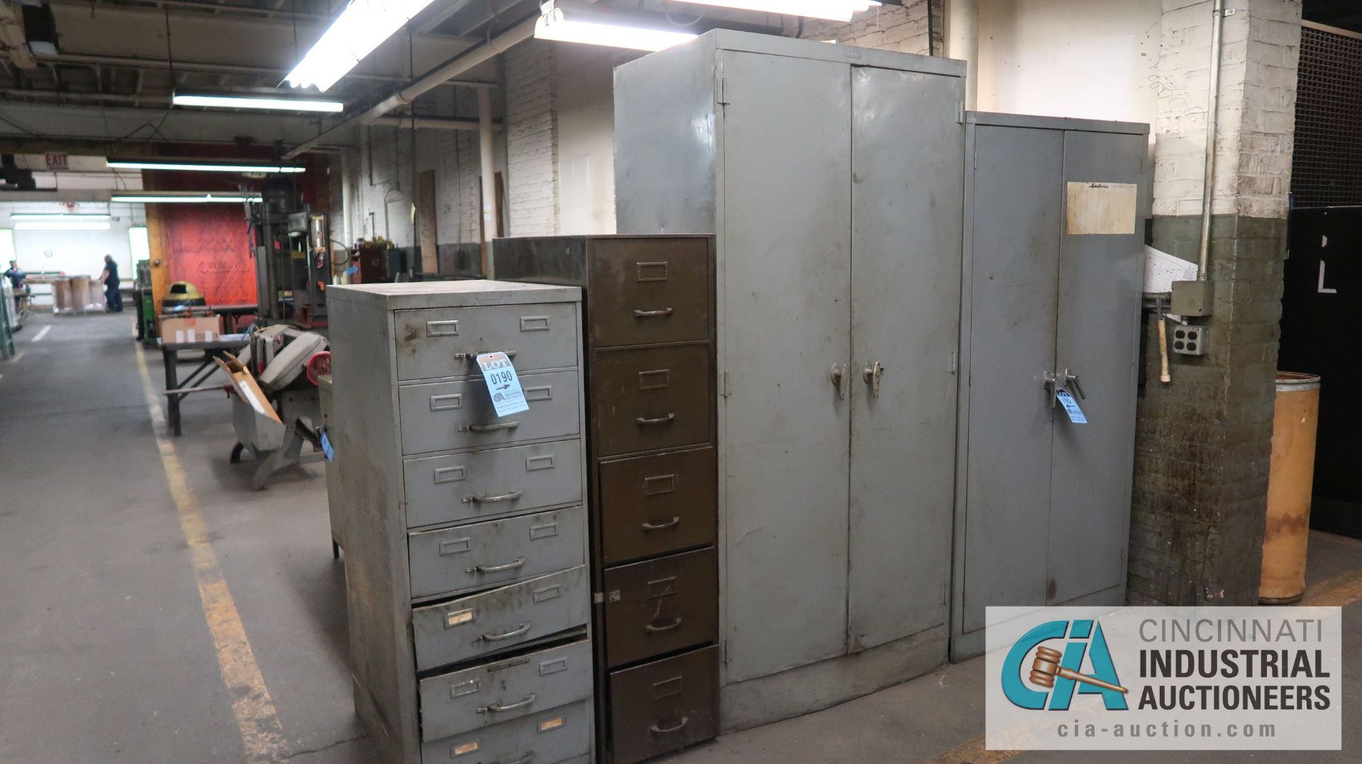 CABINETS W/ MISC. TOOLING, HARDWARE & SHIMS