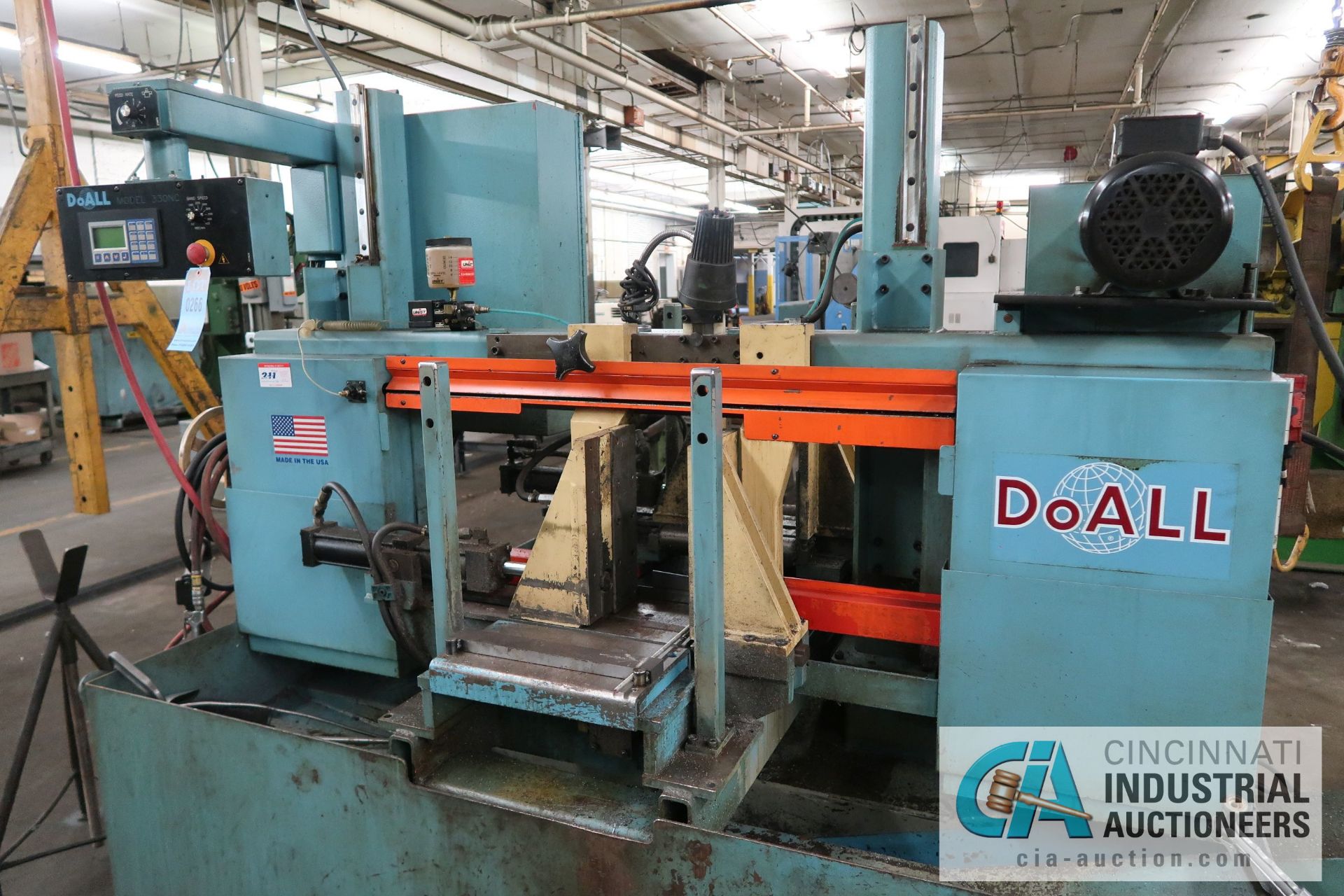 13" X 14" DOALL MODEL C-330NC CNC HORIZONTAL BAND SAW; S/N 552-02102, DRO - Image 8 of 16