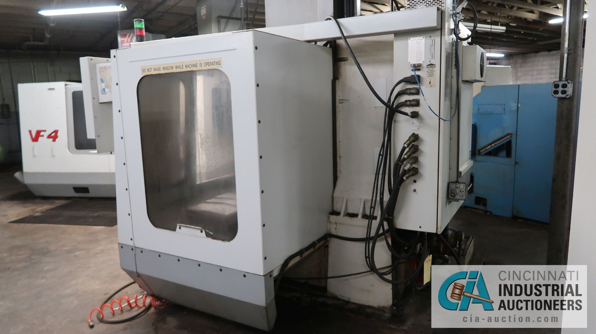 HAAS MODEL VF-0 CNC VERTICAL MACHINING CENTER; S/N 6946, 14" x 26" TABLE, 10-HP DRIVE, PRO 6 COOLANT - Image 12 of 16