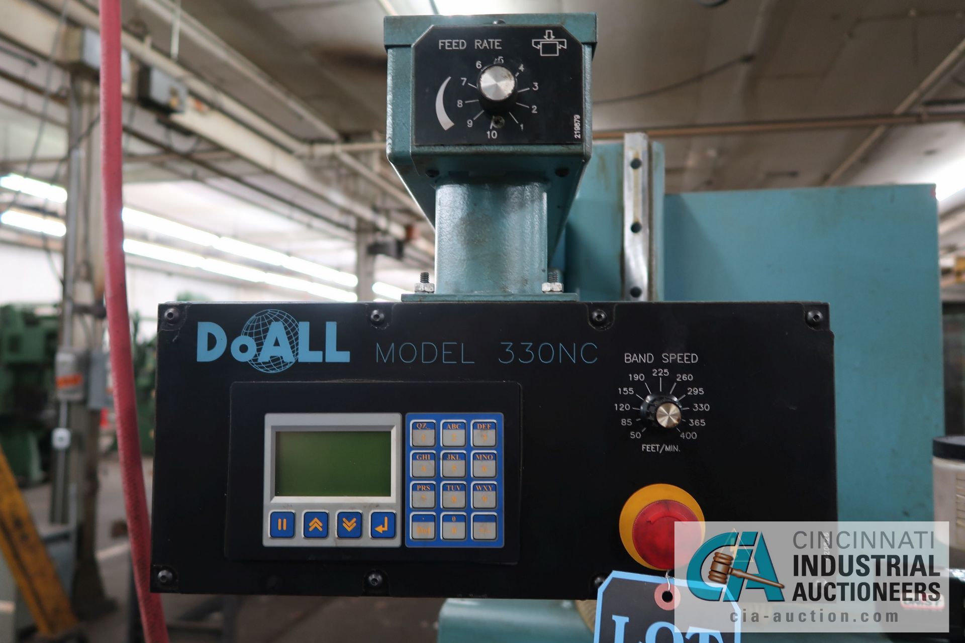 13" X 14" DOALL MODEL C-330NC CNC HORIZONTAL BAND SAW; S/N 552-02102, DRO - Image 14 of 16