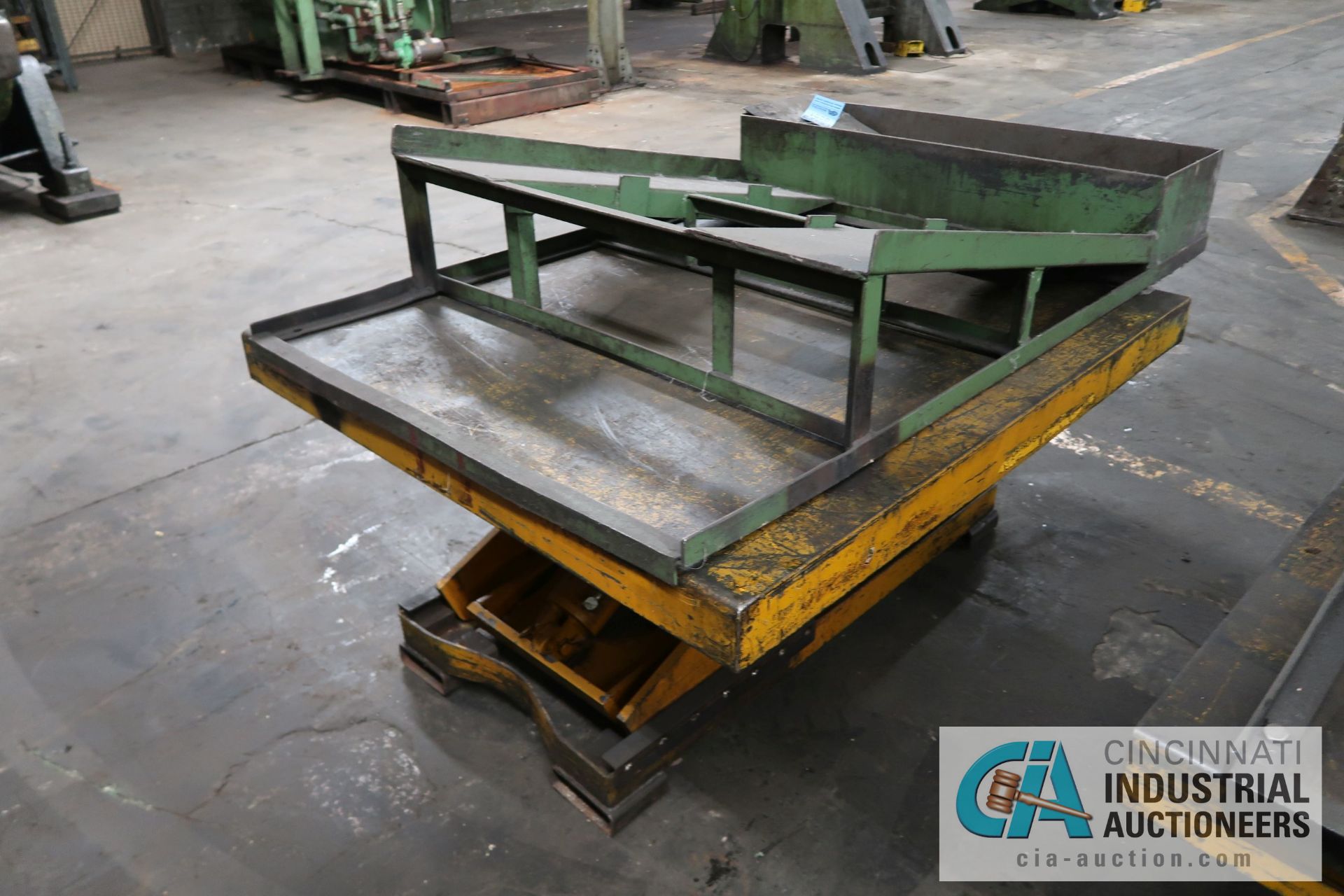 2,000 LB. SOUTHWORTH ELECTRIC / HYDRAULIC SCISSOR LIFT TABLE; 45" X 52", 110-VOLT - Image 3 of 4