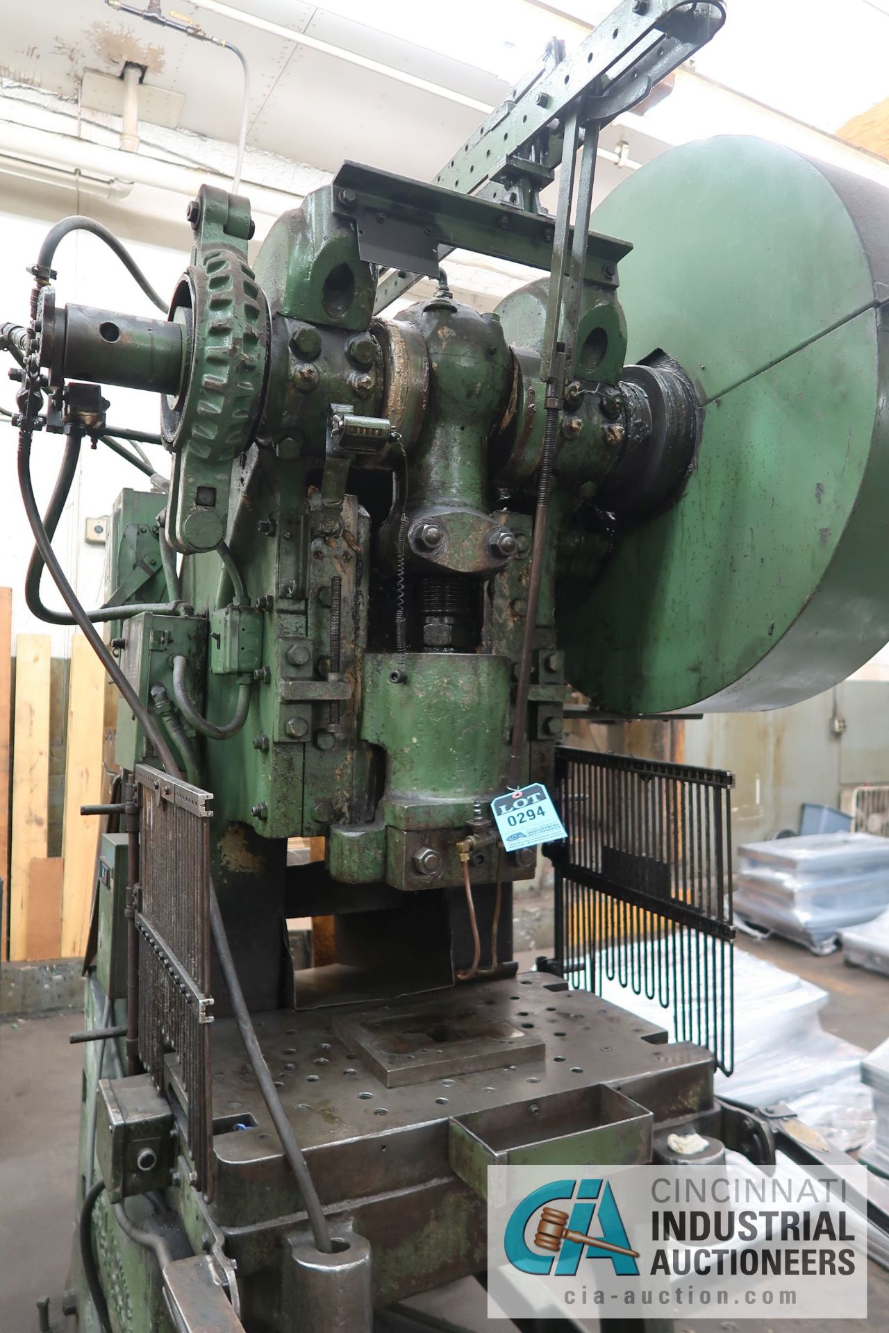 56 TON JOHNSON MODEL 5FW OBI PRESS; S/N 55199, 4" STROKE, 3" ADJ., 9" SHUT HEIGHT, 100 SPM - Image 10 of 14