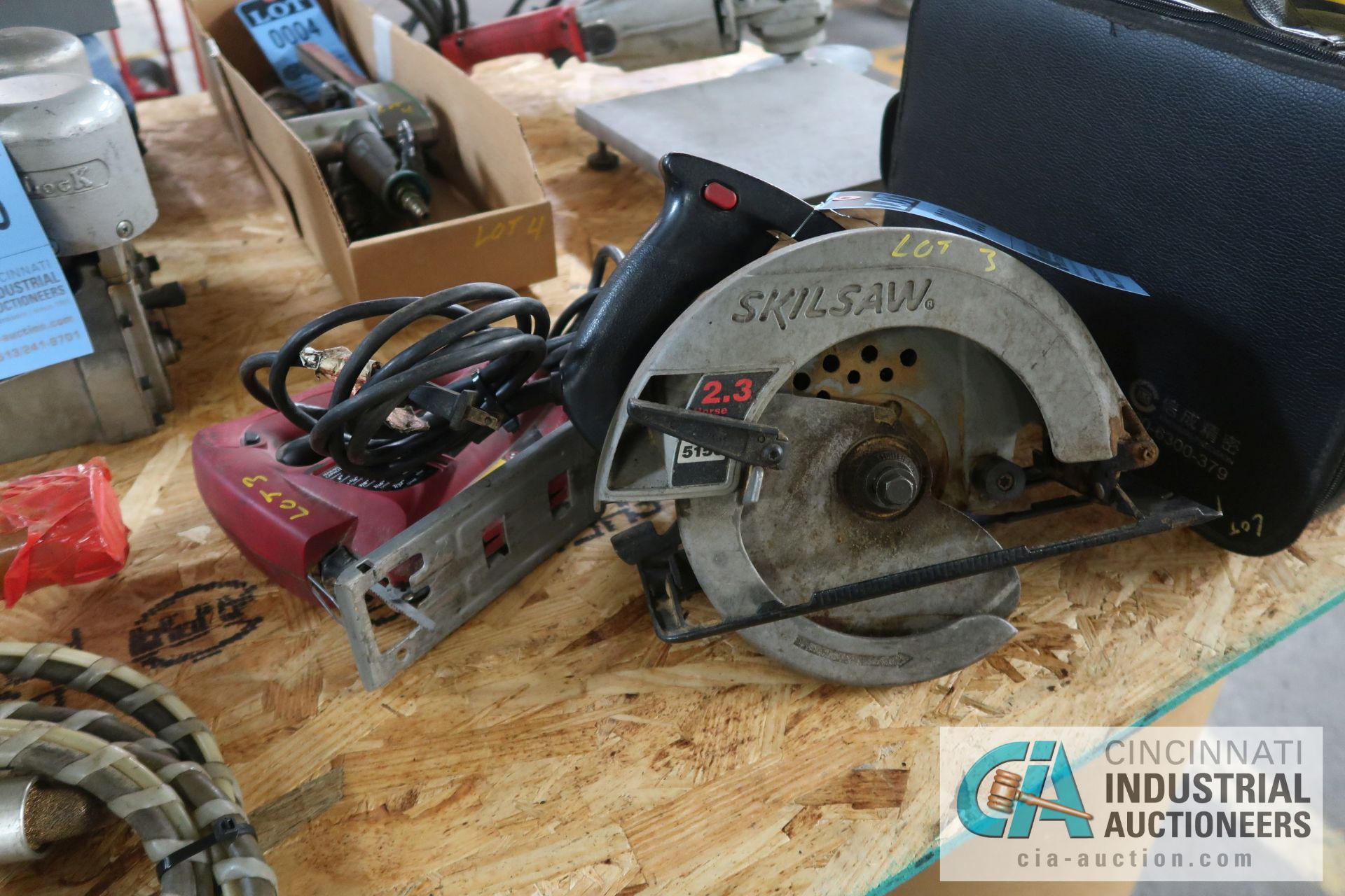 SAWS 7-1/2" SKIL CIRCULAR SAW & SKIL JIG SAW