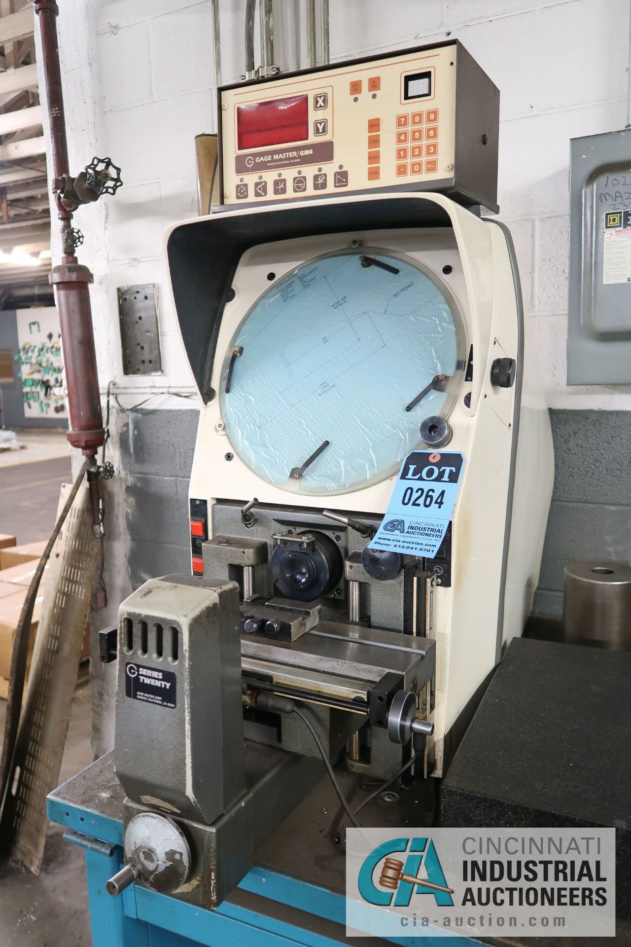 14" GAGE MASTER SERIES 20 OPTICAL COMPARATOR