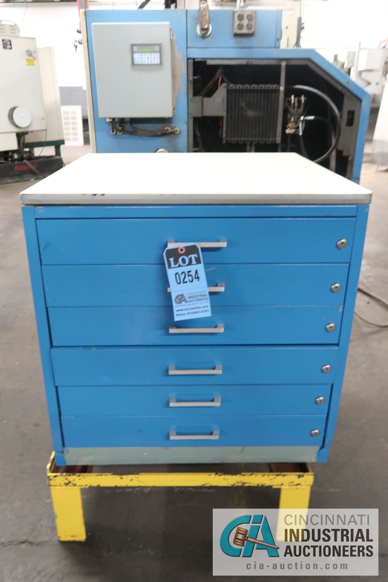 SIX-DRAWER HAMILTON PARTS CABINET