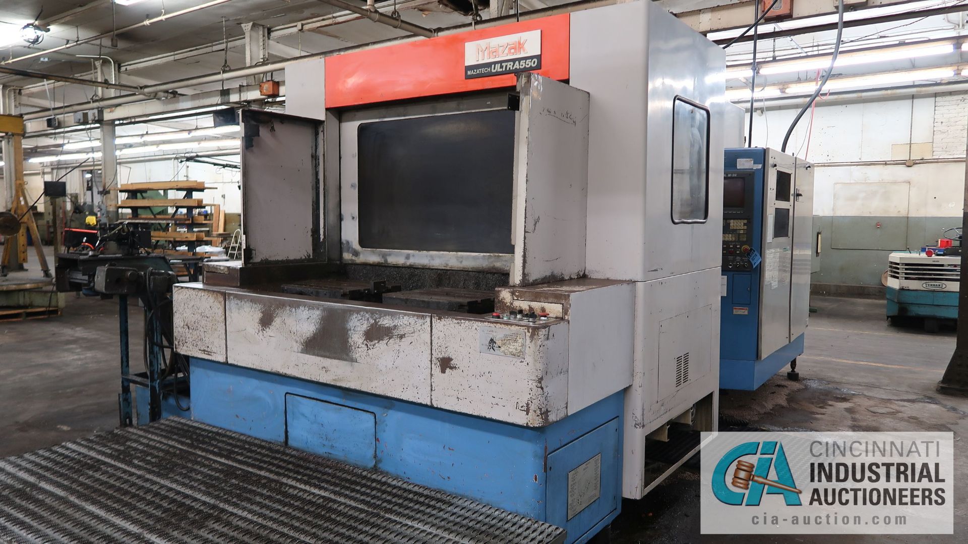 MAZAK MODEL ULTRA 550 CNC HORIZONTAL MACHINING CENTER; S/N 114464, MAZATROL M32 CONTROL, (2) 19" x - Image 34 of 34