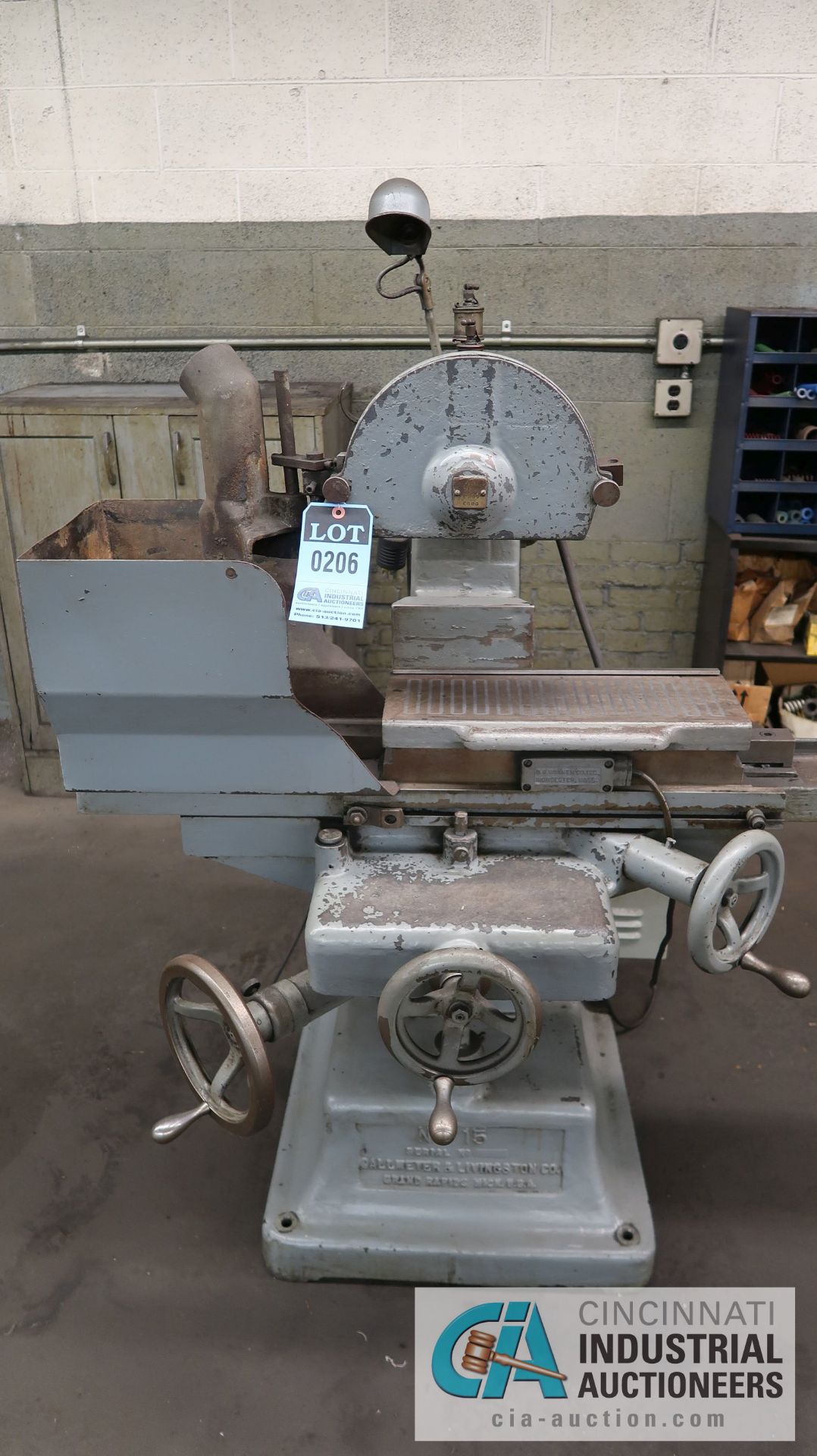 6" X 18" GALLMEYER NO. 15 SURFACE GRINDER - Image 3 of 6