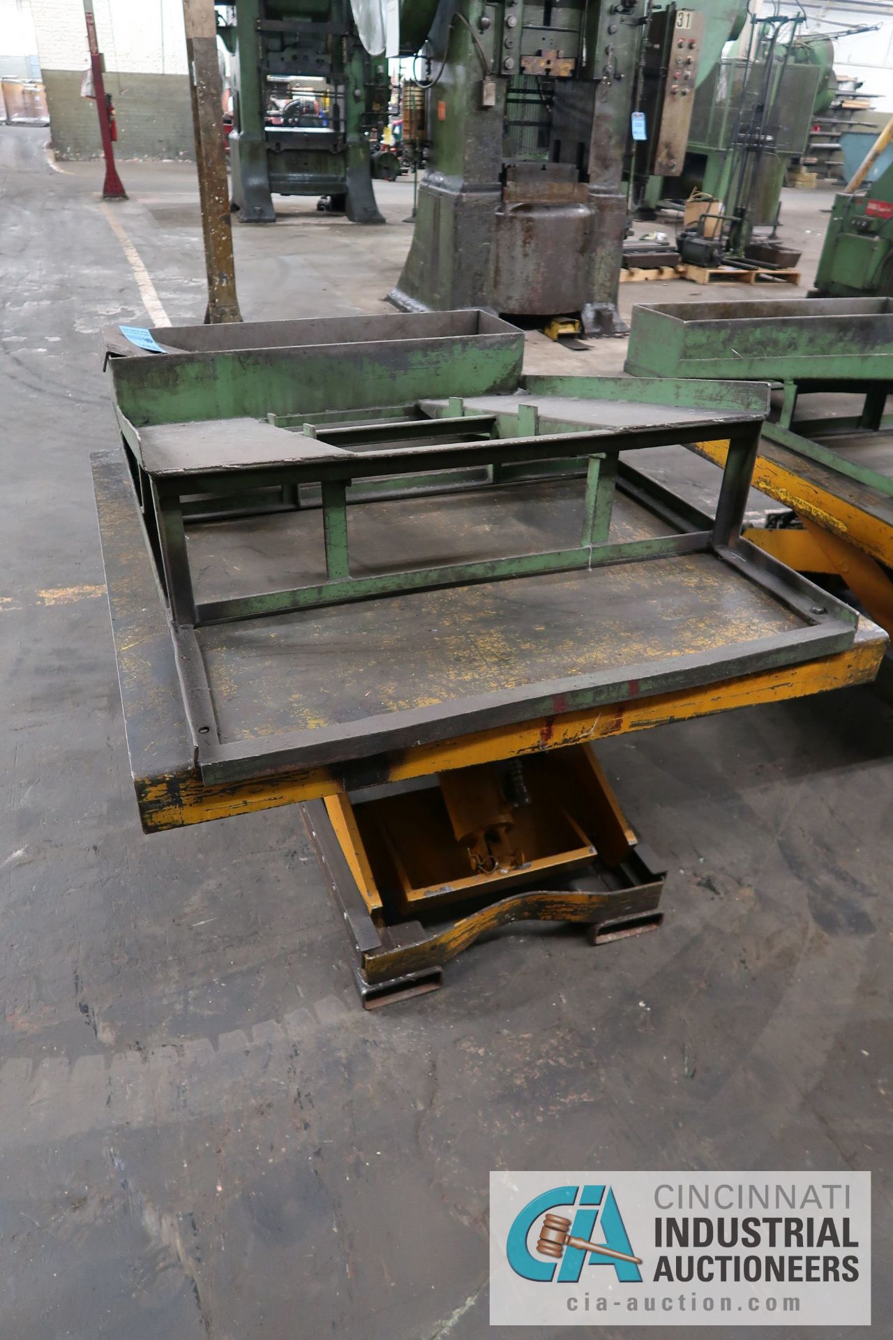 2,000 LB. SOUTHWORTH ELECTRIC / HYDRAULIC SCISSOR LIFT TABLE; 45" X 52", 110-VOLT - Image 2 of 4