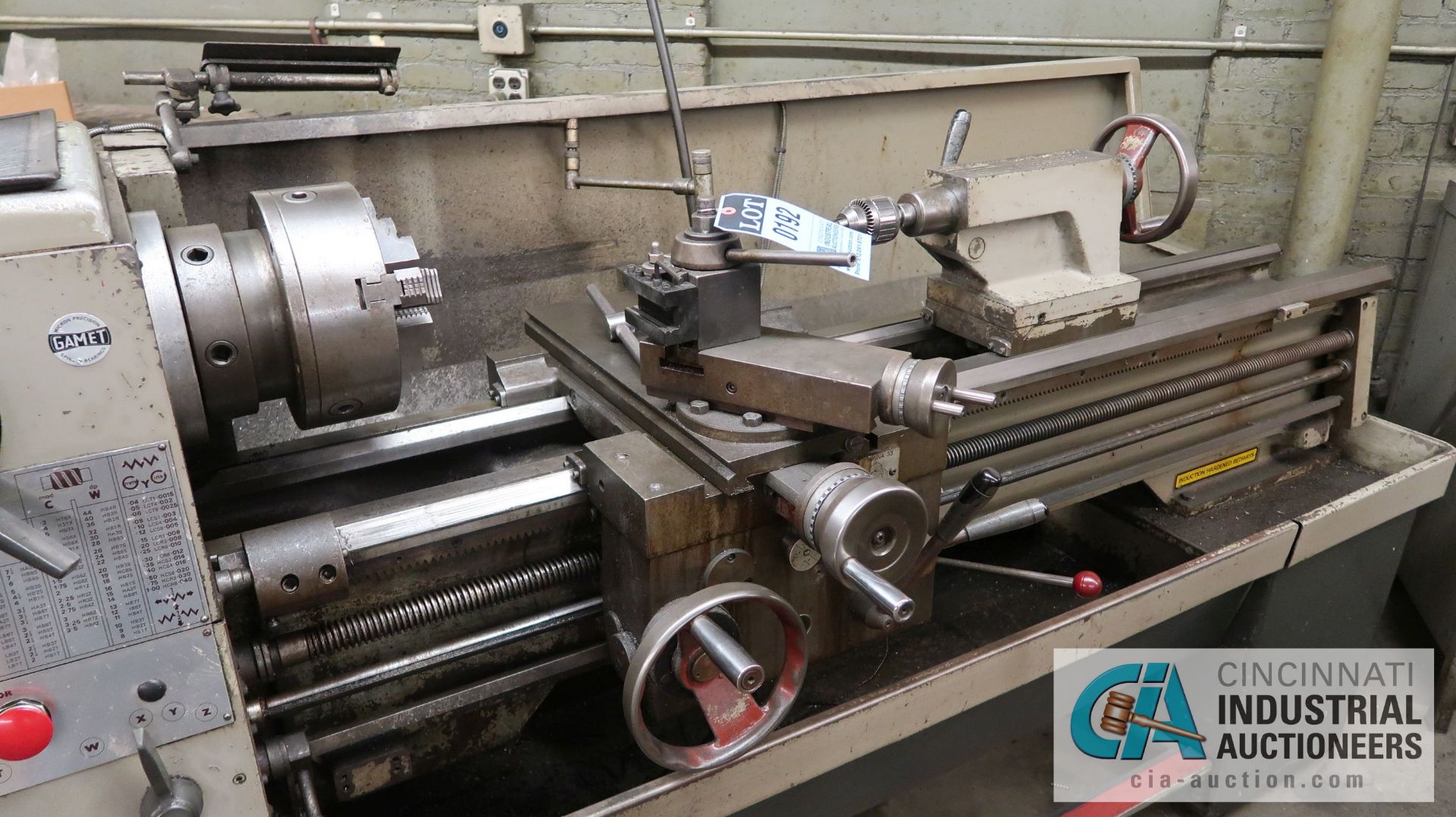 15" X 50" CLAUSING ENGINE LATHE; SPINDLE SPEED 25 - 2,000 RPM, 9" 3-JAW CHUCK, TAILSTOCK, ANILAM - Image 5 of 8